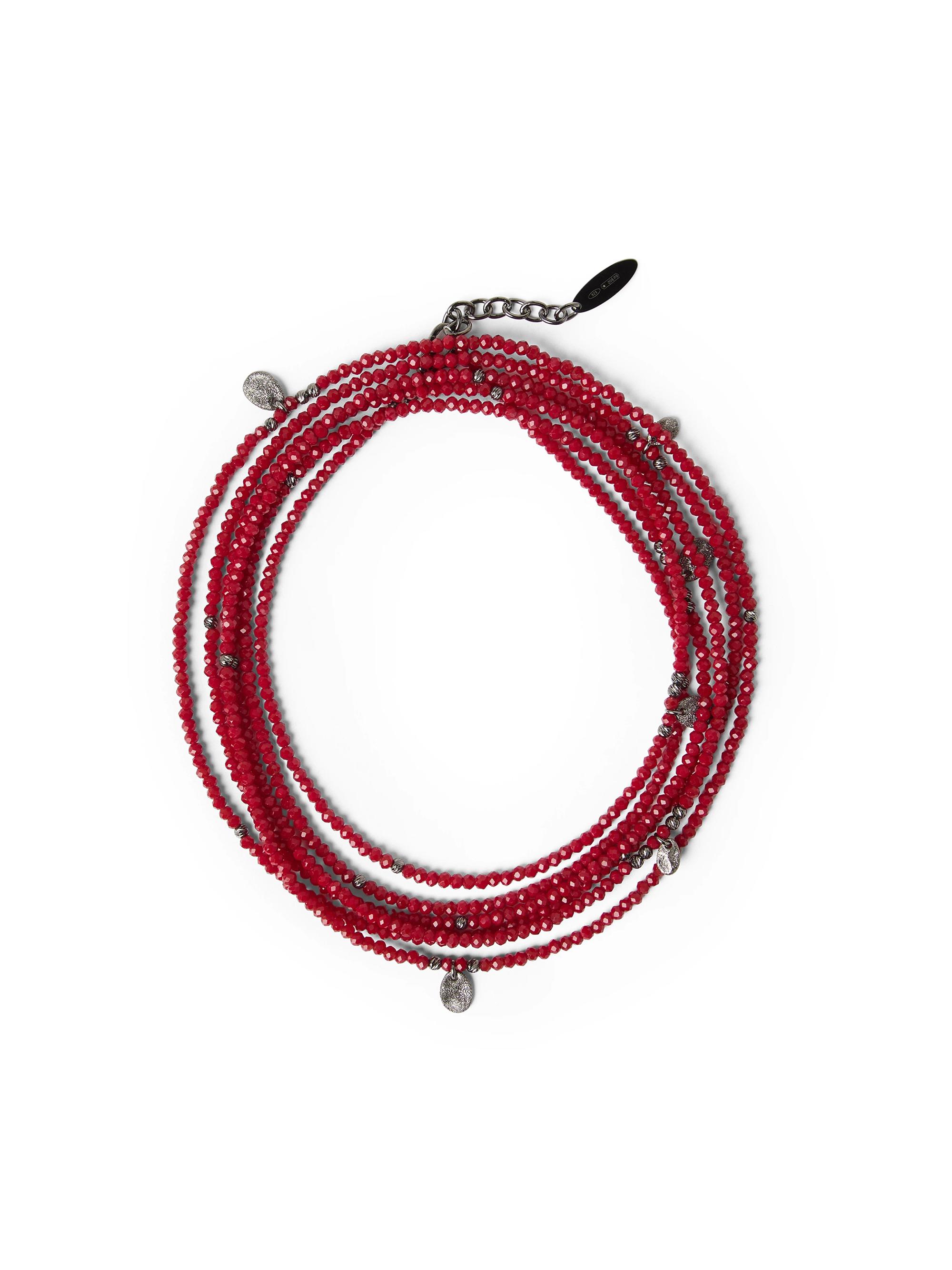 Brunello Cucinelli Women's Vetro and Sterling Silver Bracelet - Red