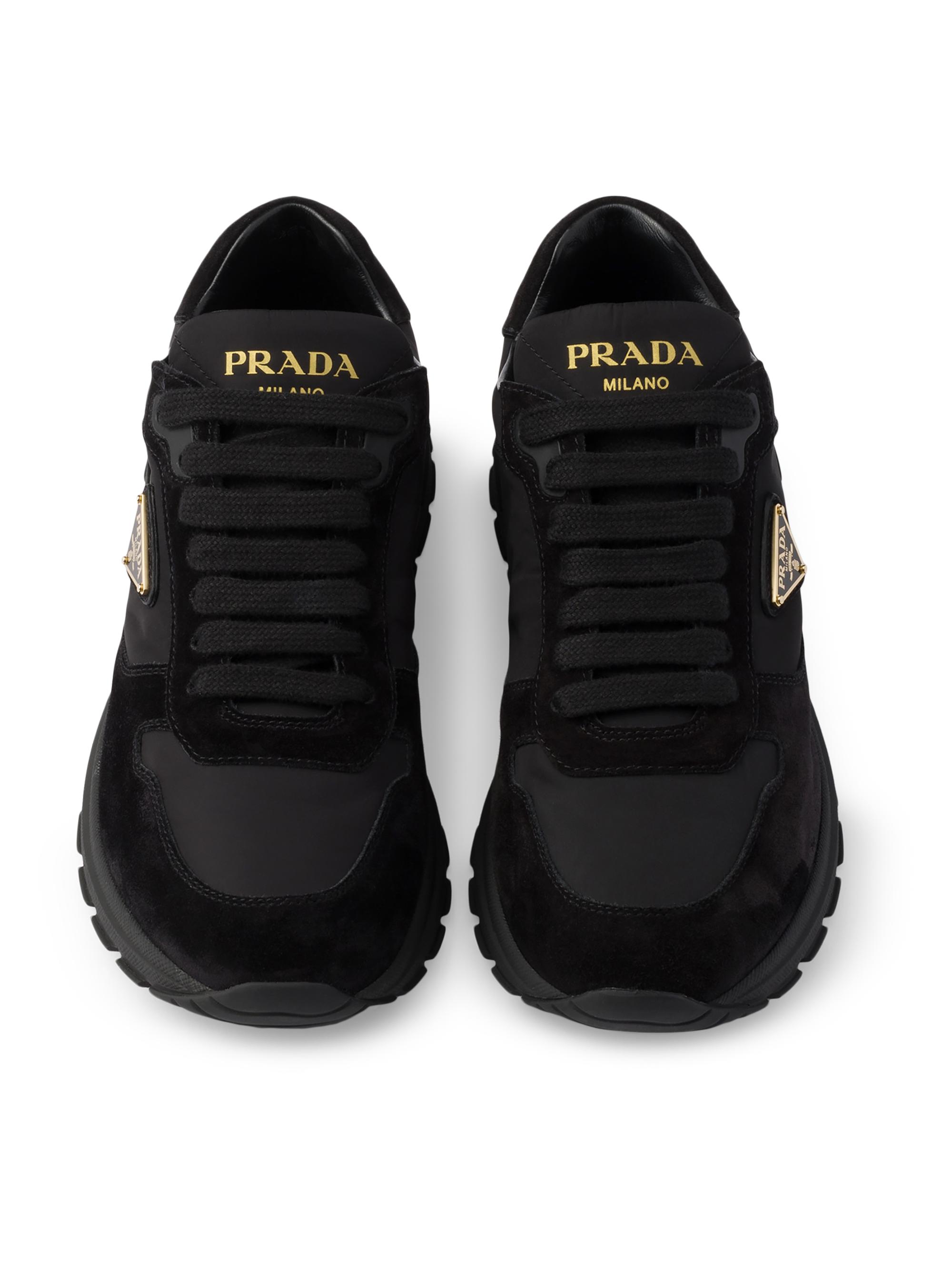 PRADA　Prax 2.0 Re-Nylon　スニーカー　プラダ　財布 Prada Prax 2.0 Re-Nylon and Suede Sneakers | Saks Fifth Avenue