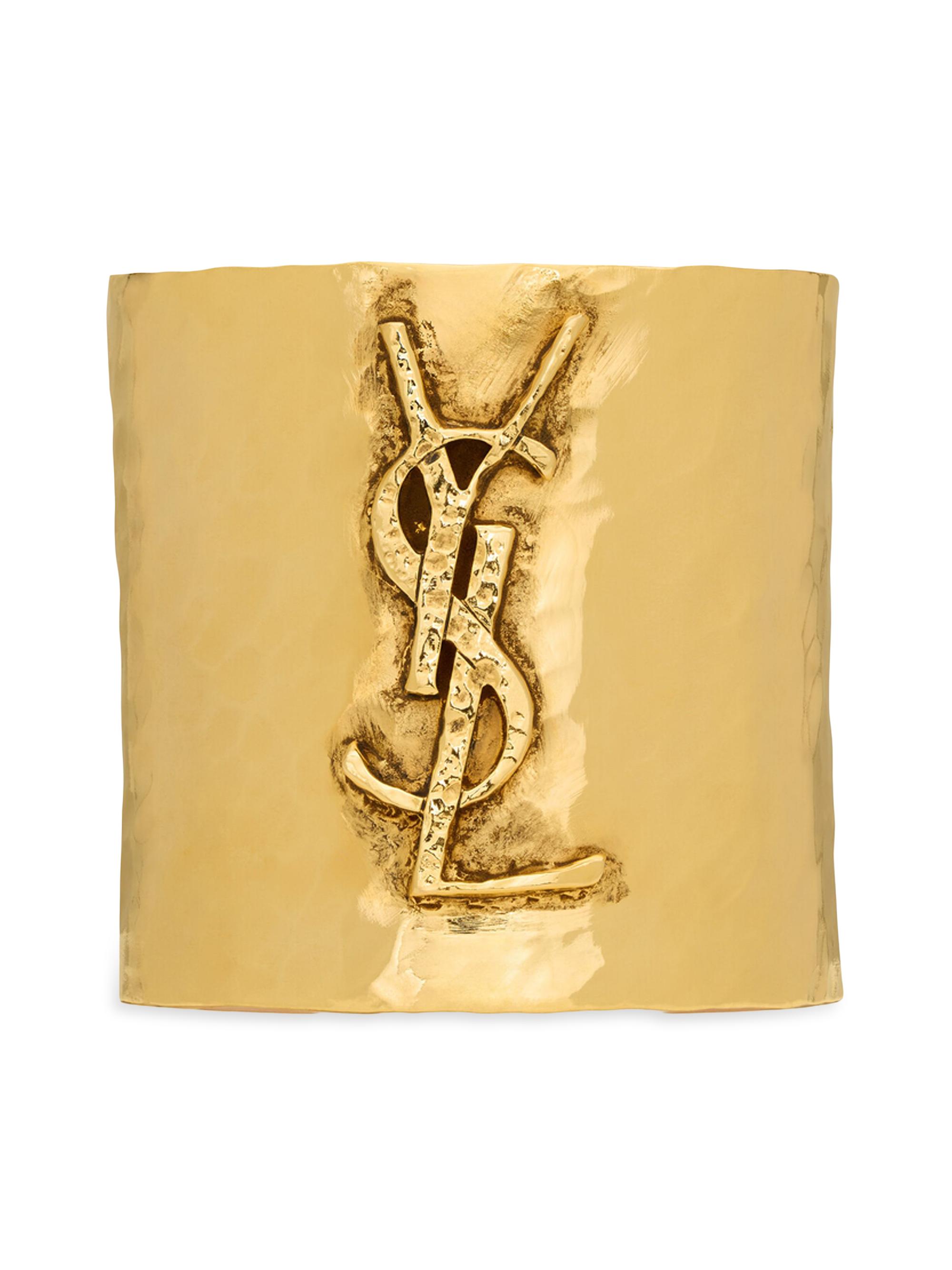 t*☆様 YSL ノベルティ ブローチ Saint-Laurent YSL Logo Brooch Tiger