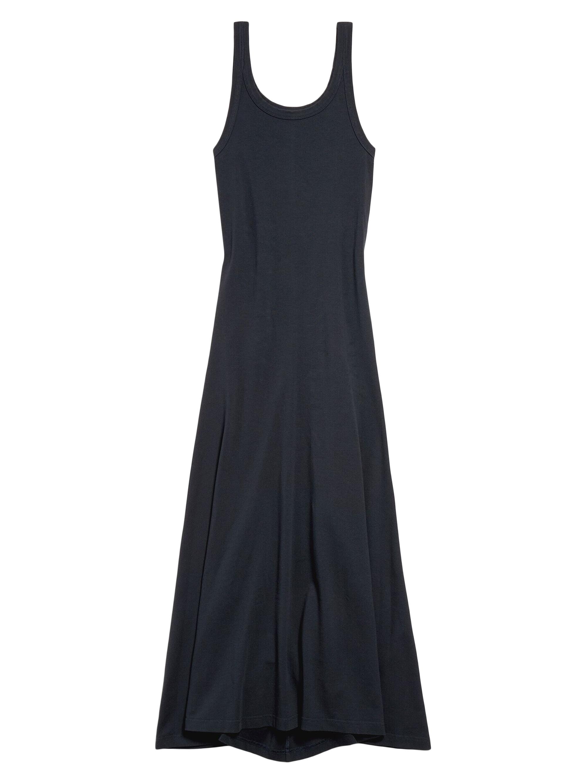 Balenciaga Women's Tank Top Godet Dress - Faded Black