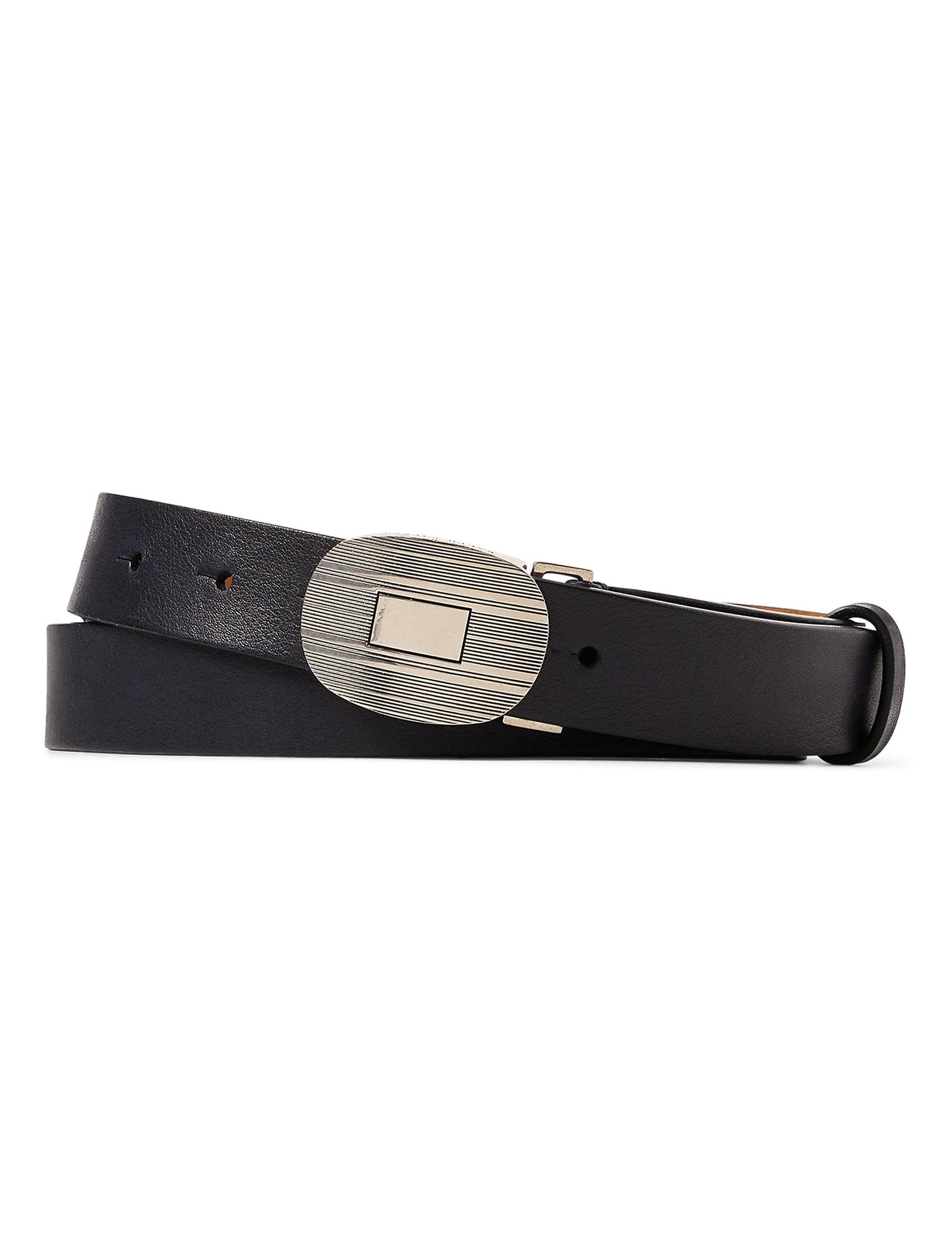 Ralph Lauren Purple Label Round 25MM Leather Belt | Saks Fifth Avenue