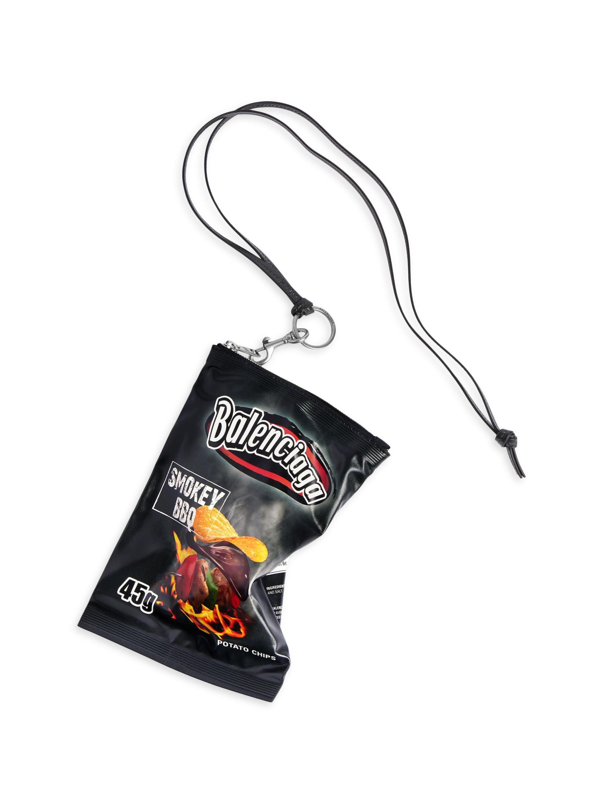 Balenciaga Chips Phone Holder Pouch | Saks Fifth Avenue