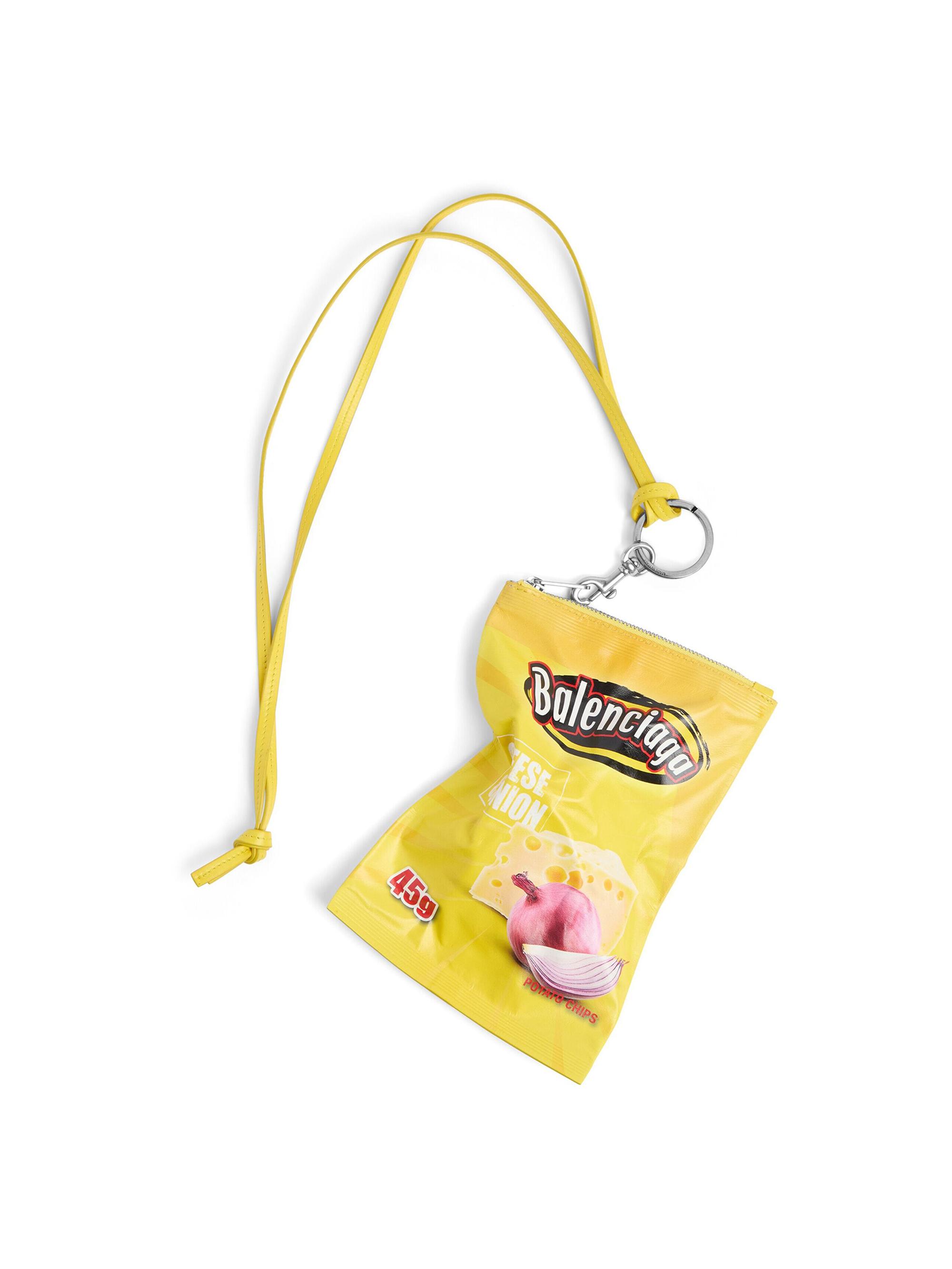Balenciaga Chips Phone Holder Pouch | Saks Fifth Avenue