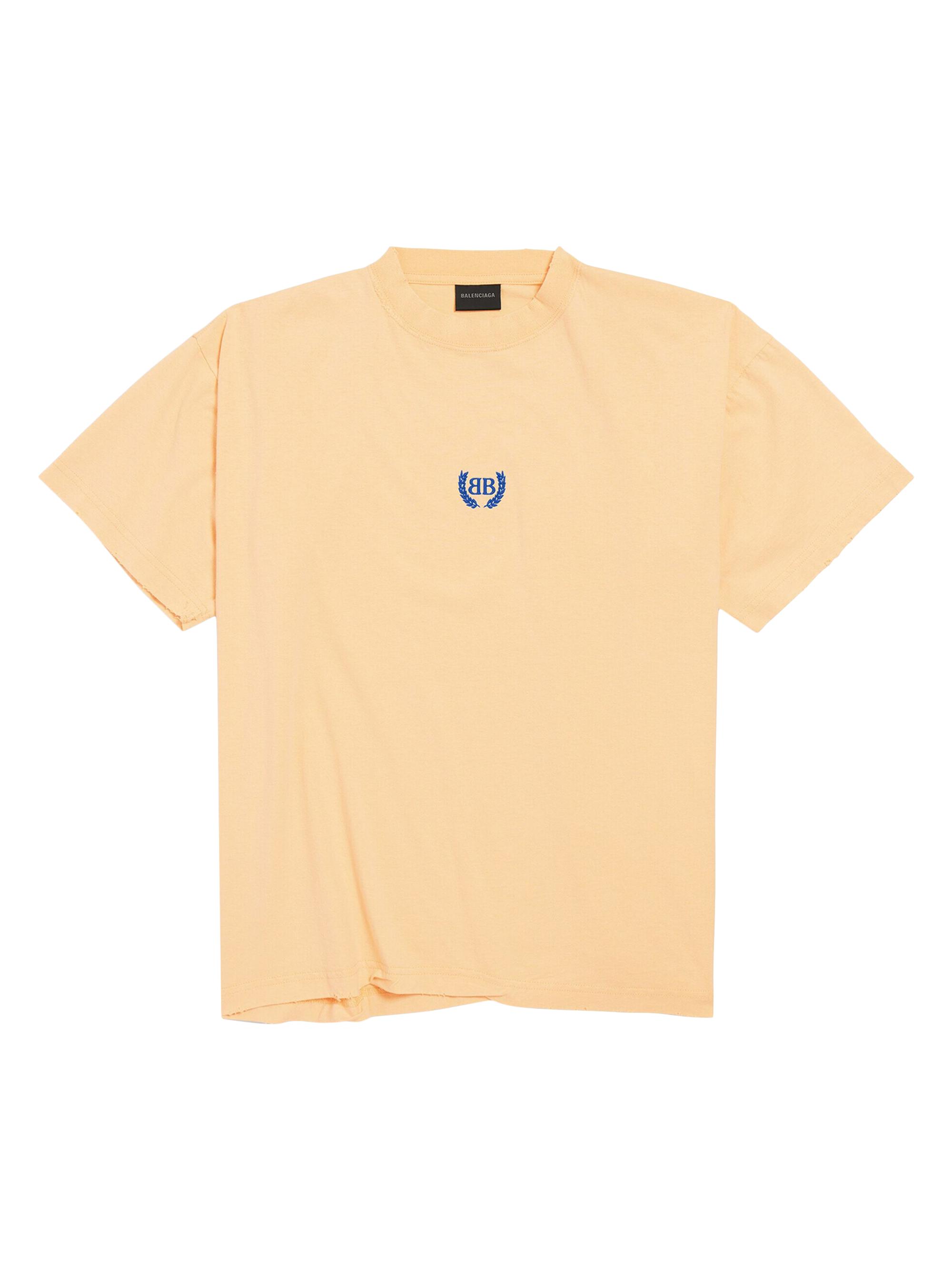 Balenciaga Women's Laurel Classic Boxy T-Shirt - Yellow