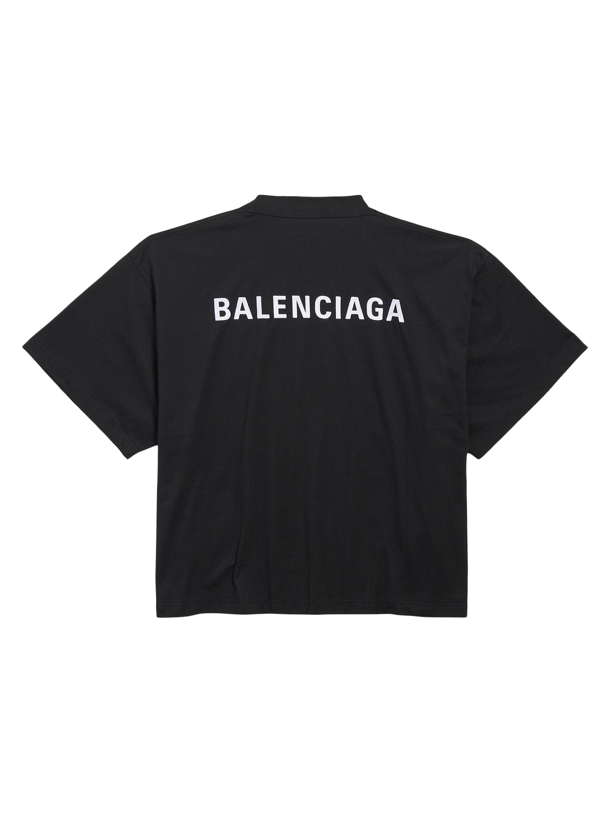 Balenciaga Back Cropped T-Shirt | Saks Fifth Avenue