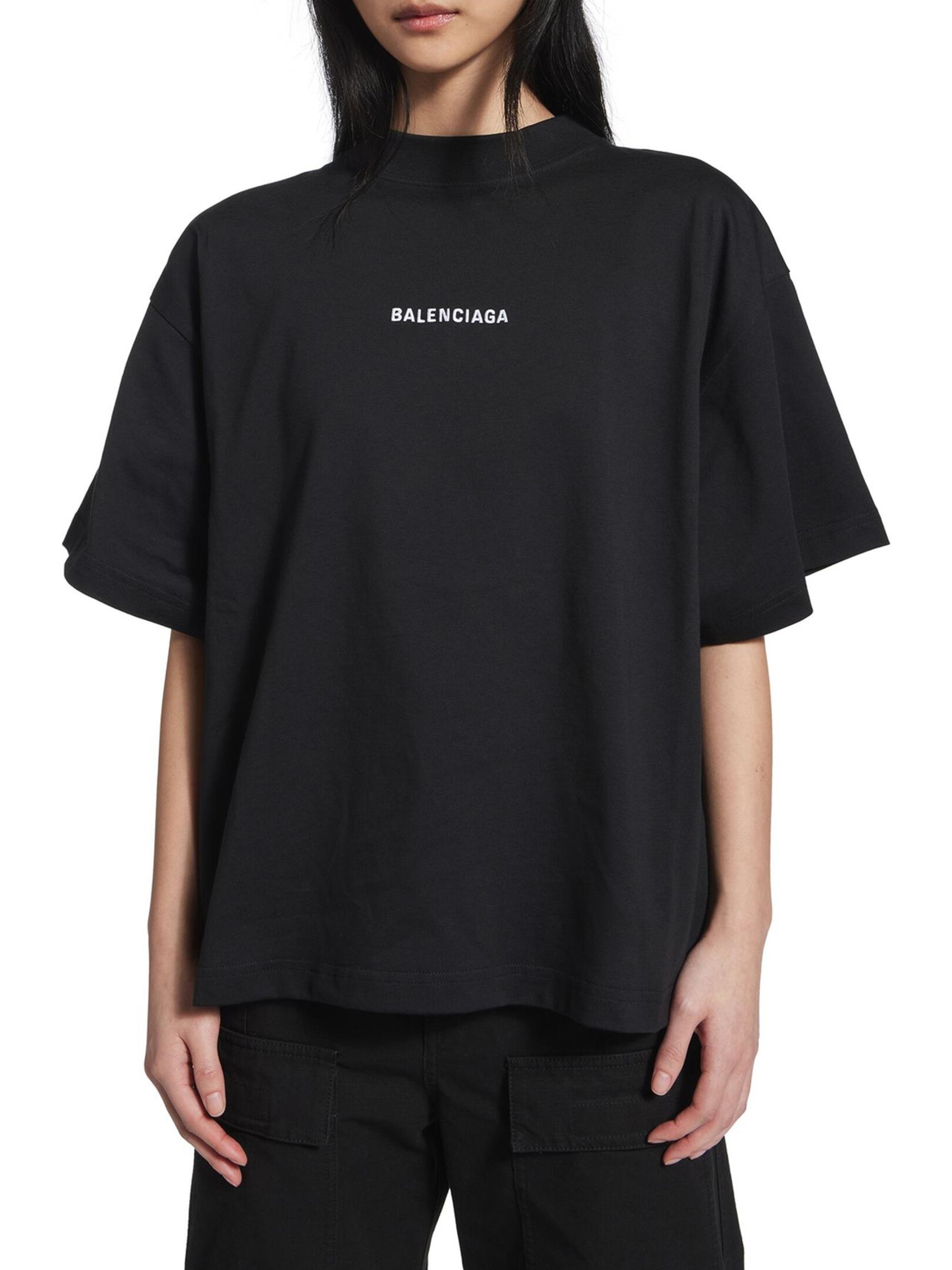 Balenciaga Back Cropped T-Shirt | Saks Fifth Avenue