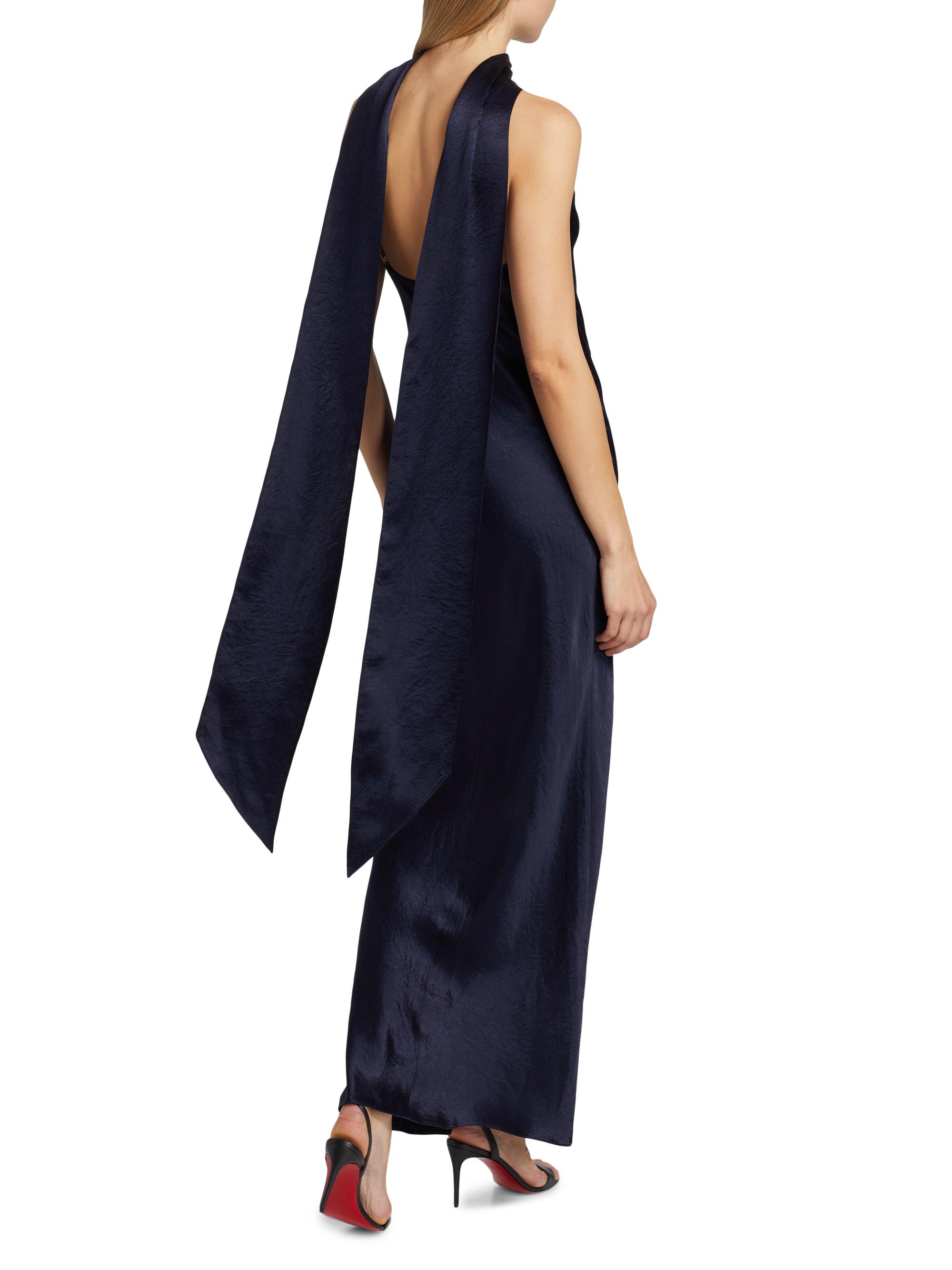 Amanda Uprichard Ashton Halterneck Maxi Dress | Saks Fifth Avenue