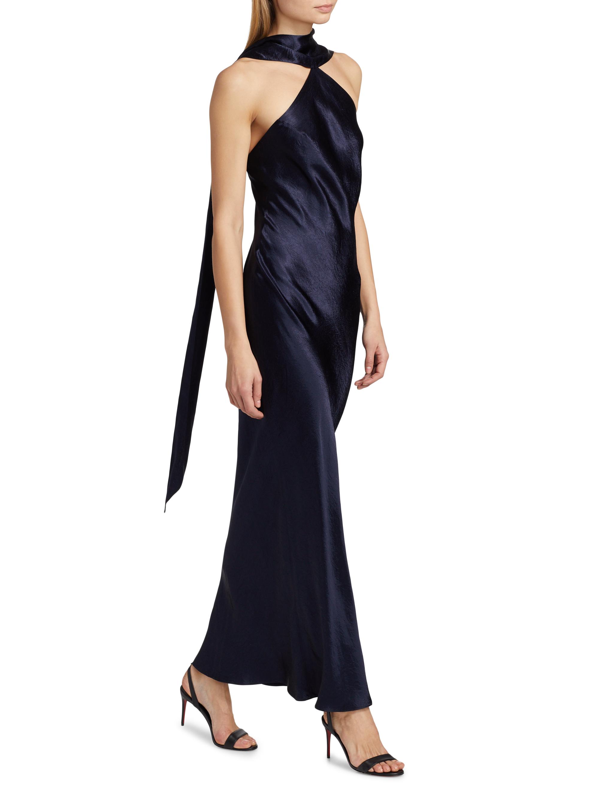 Amanda Uprichard Ashton Halterneck Maxi Dress | Saks Fifth Avenue