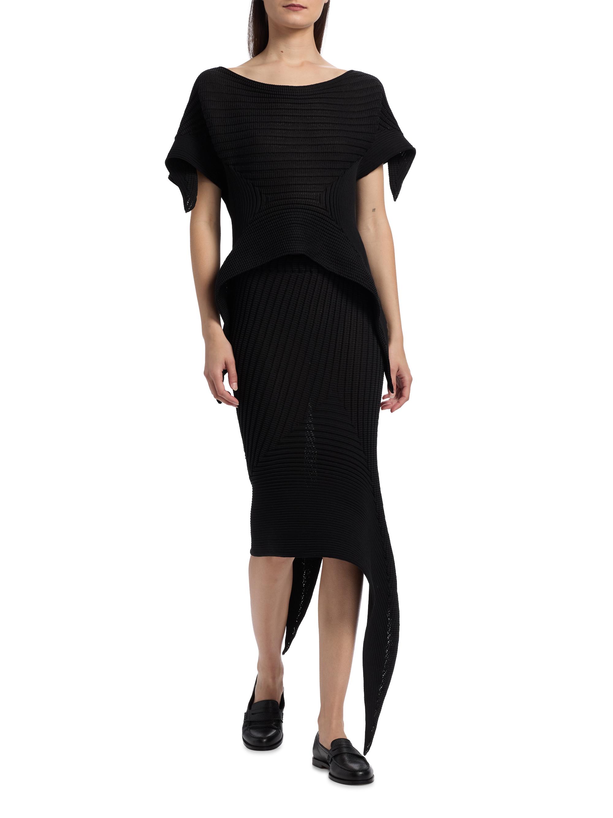 Issey Miyake Subdued Knit Sculpted Top | Saks Fifth Avenue