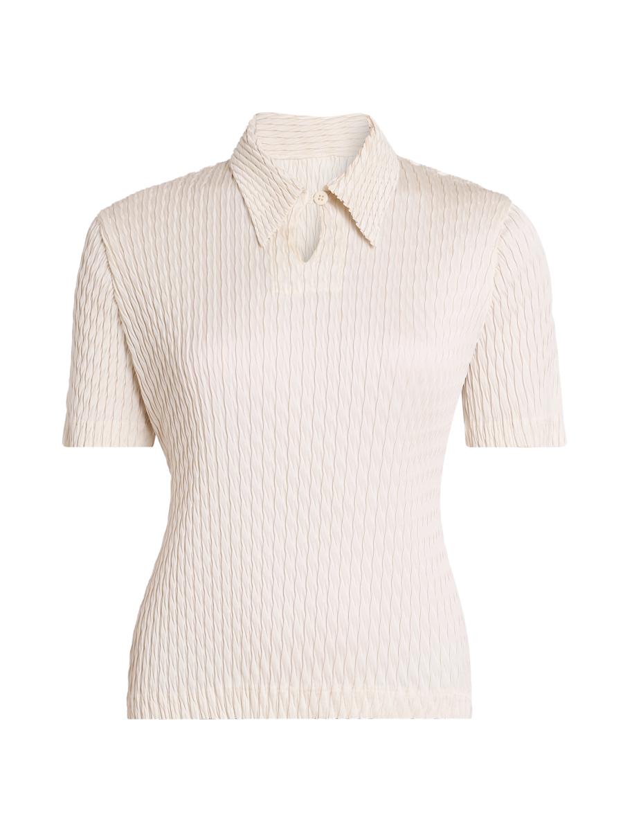 ISSEY MIYAKE pleats polo