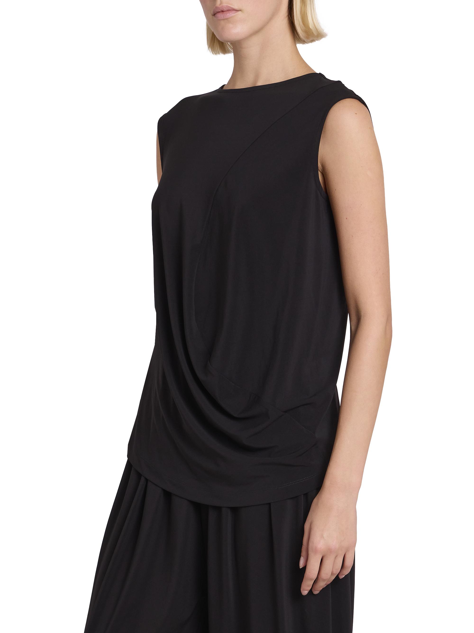 Issey Miyake Drape Jersey Top | Saks Fifth Avenue