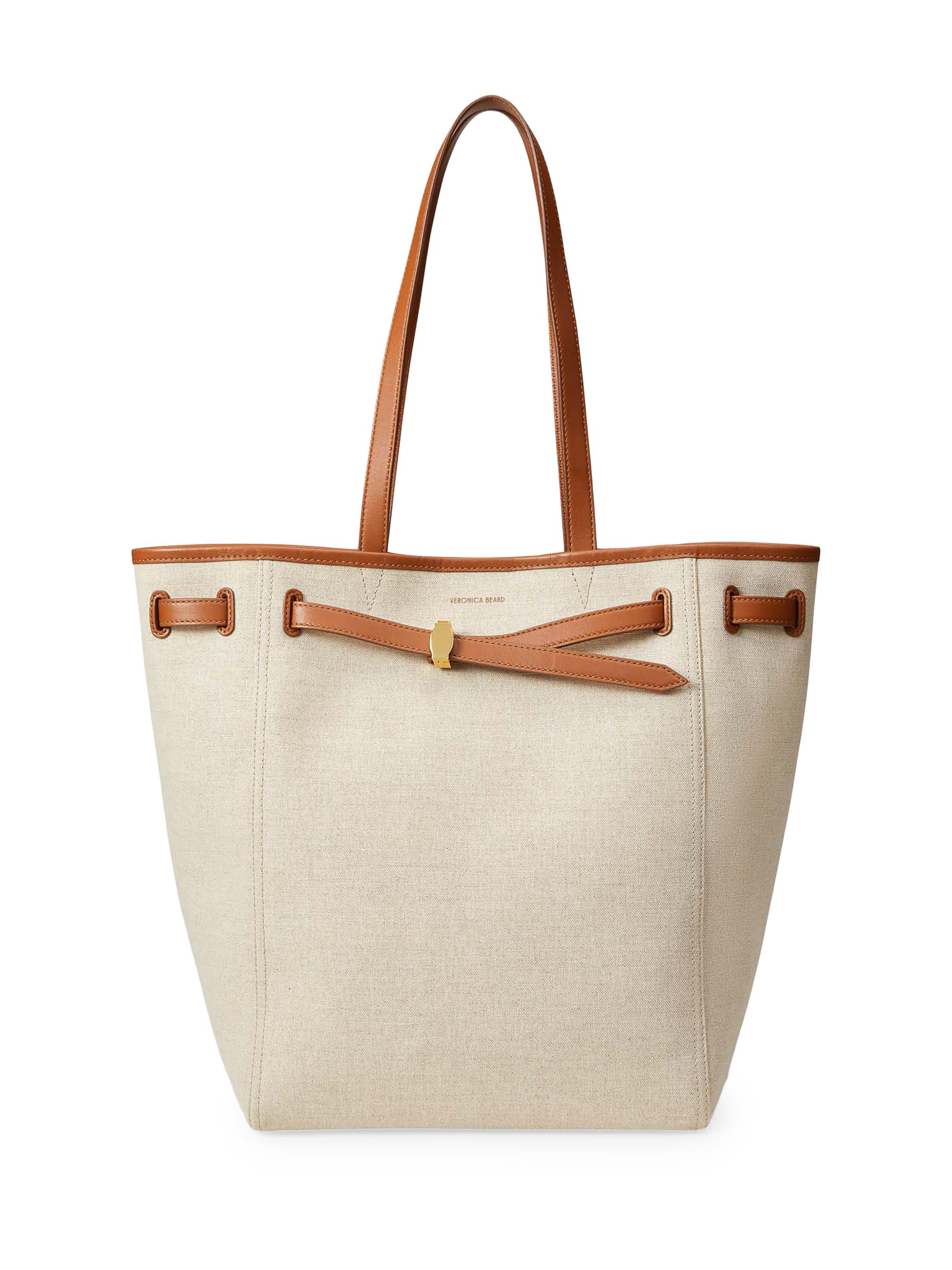 Veronica Beard Women's Dash Canvas & Leather Tote Bag - Natural Hazel