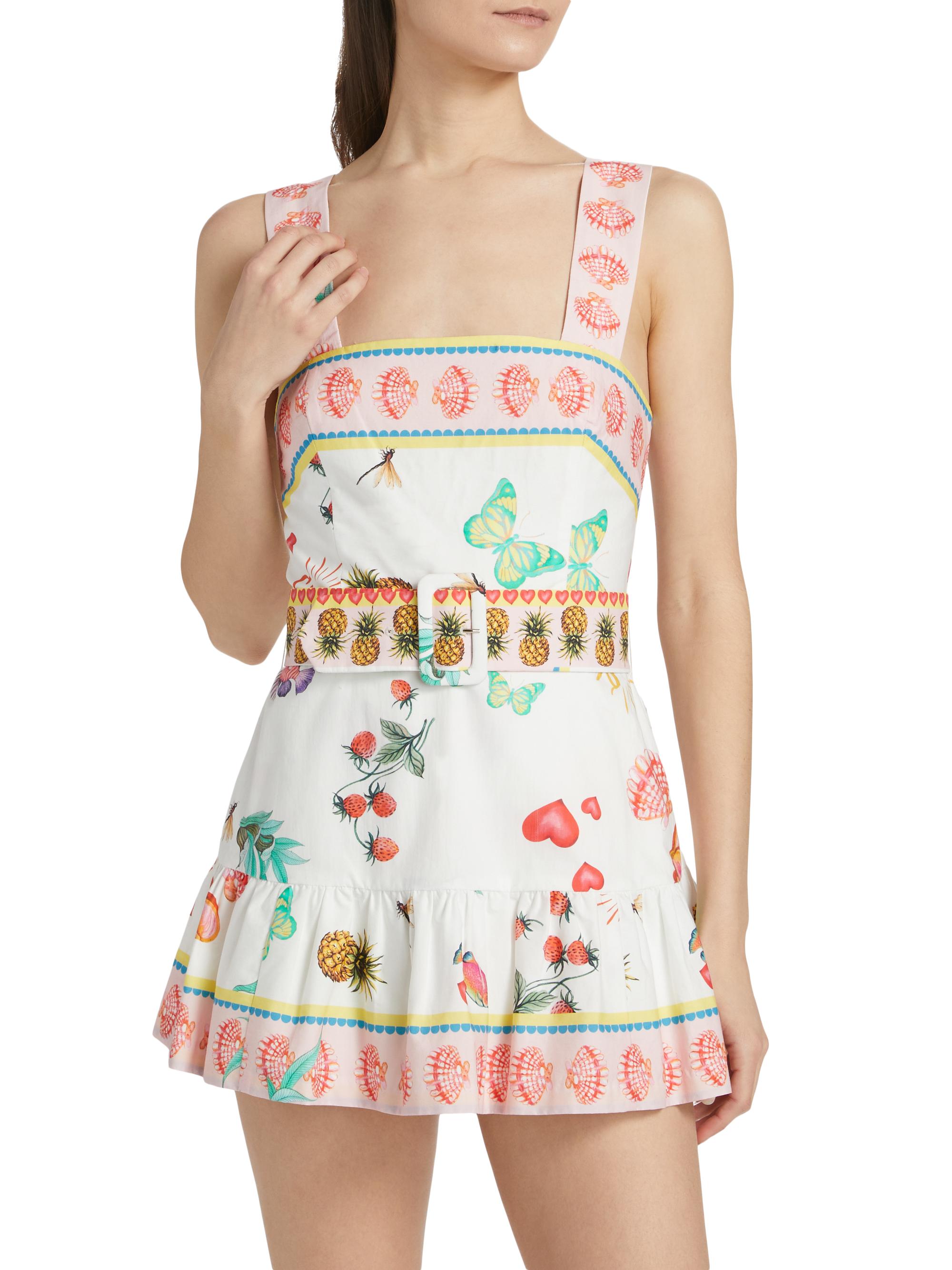 Amanda Uprichard Lena Skort Romper | Saks Fifth Avenue