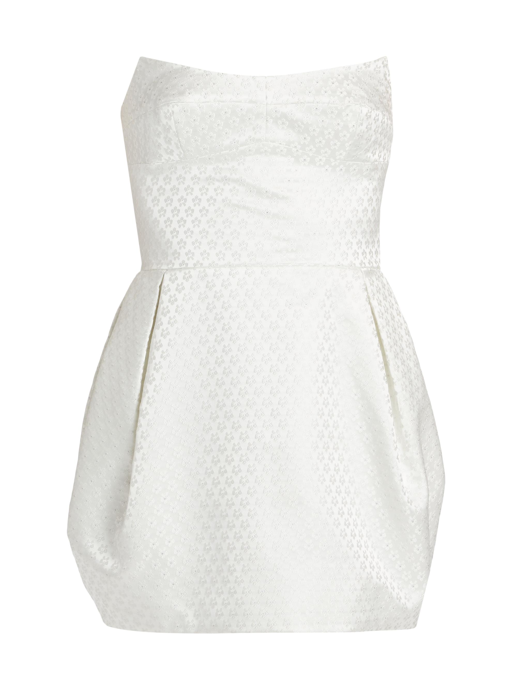 Amanda Uprichard Women's Bowery Strapless Minidress - White