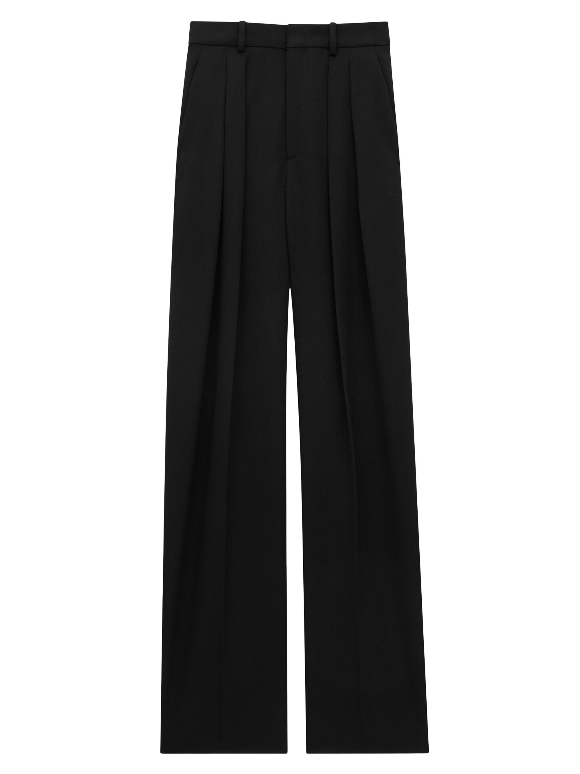 パンツ 90s~ YSL wool gabardine wide slacks 0400022649463_BLACK?wid=600&