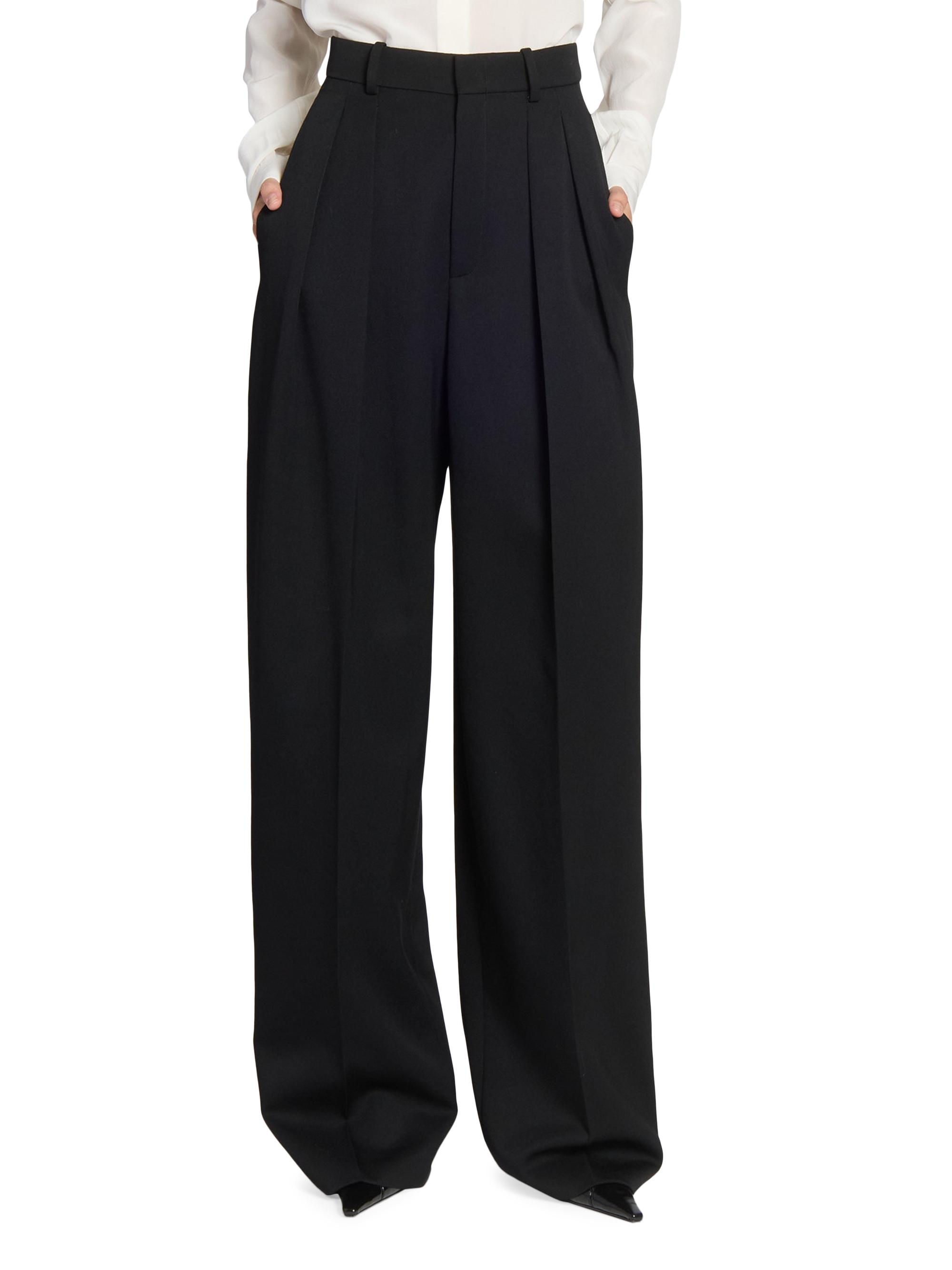 Saint Laurent Wide-Leg Pants | Saks Fifth Avenue