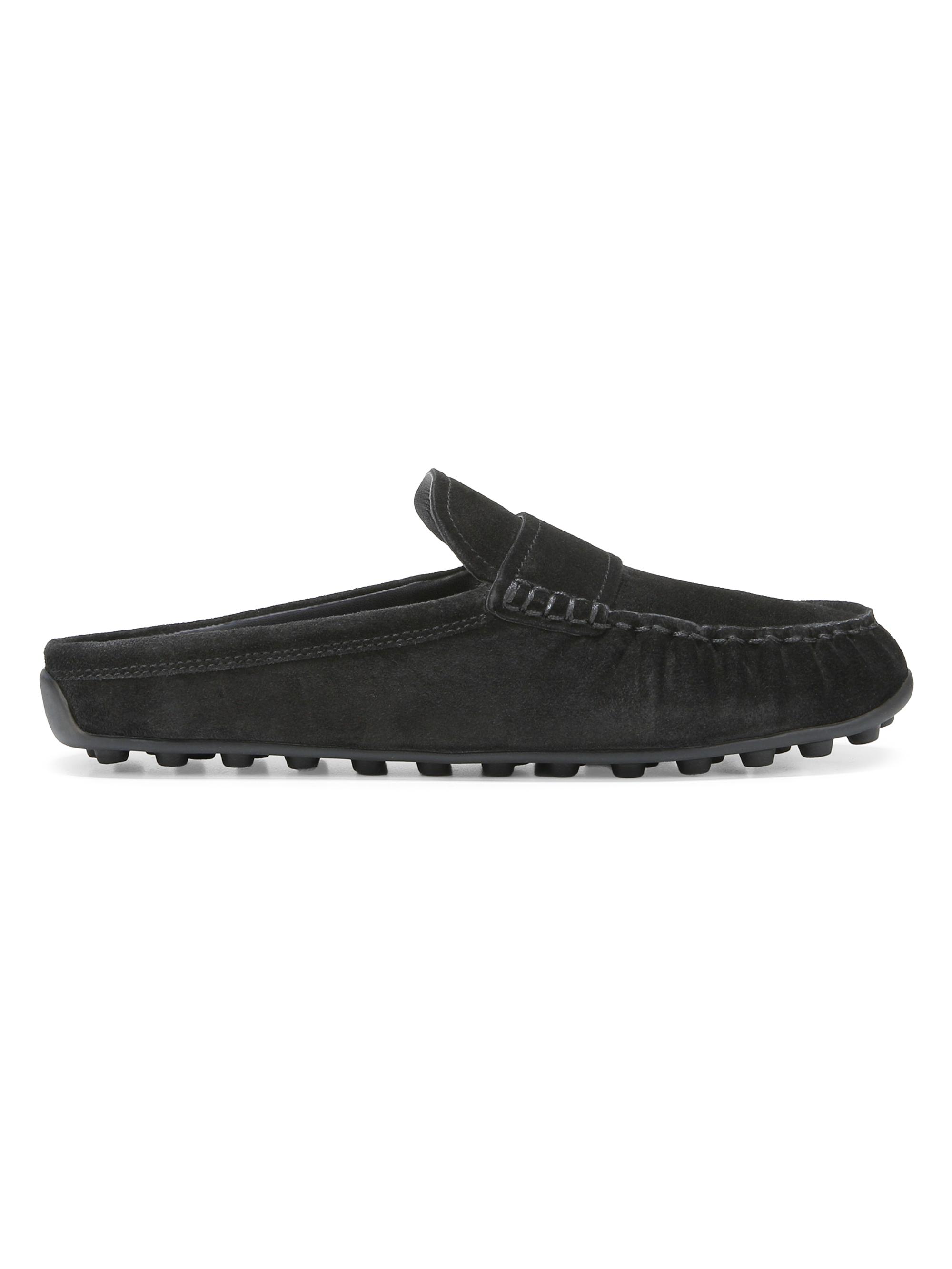Vince Women's Berkley Driver Suede Mules - Black | Thumbnail 5
