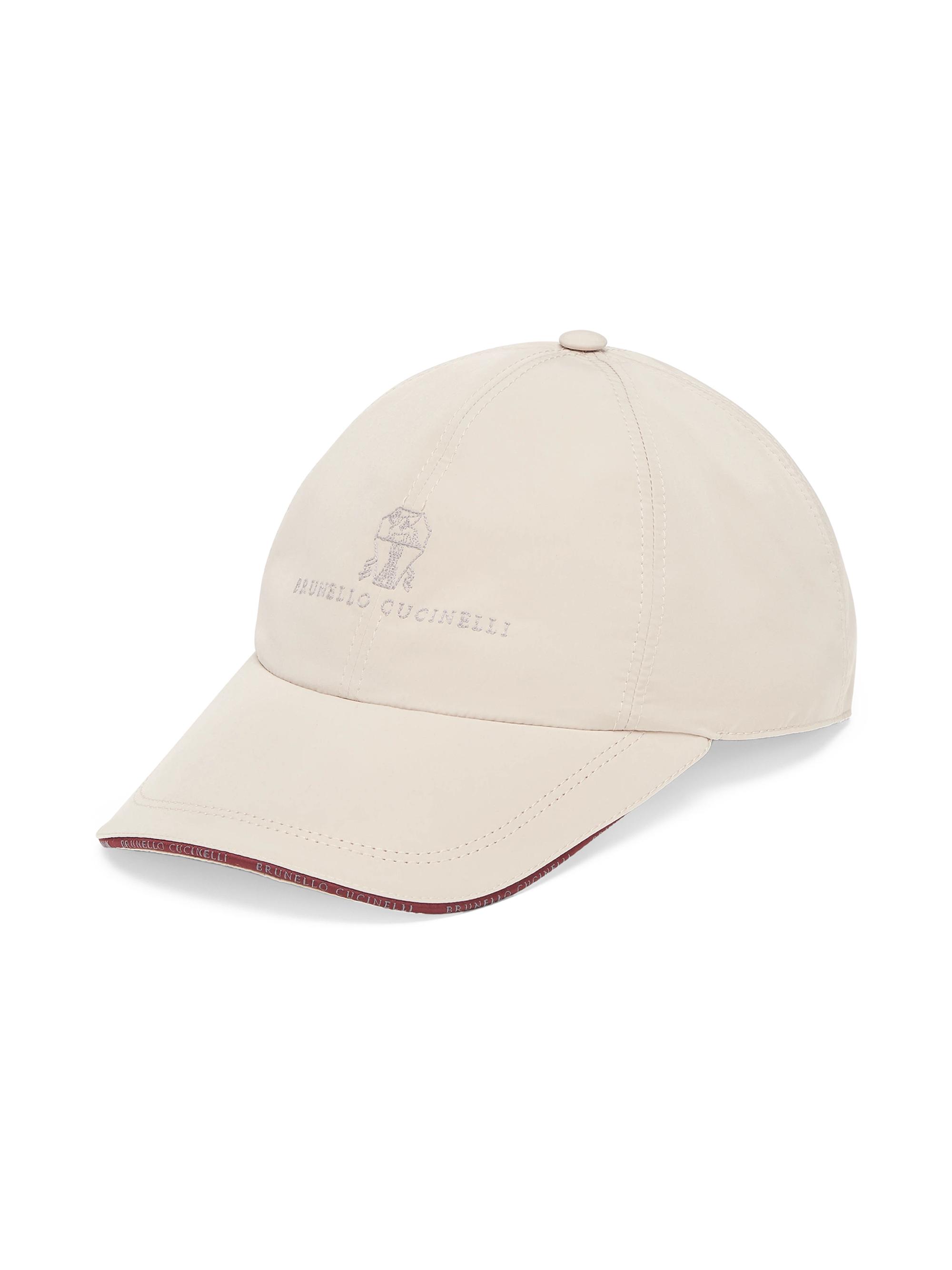 Brunello Cucinelli Men's Water Resistant Microfiber Baseball Cap - Khaki