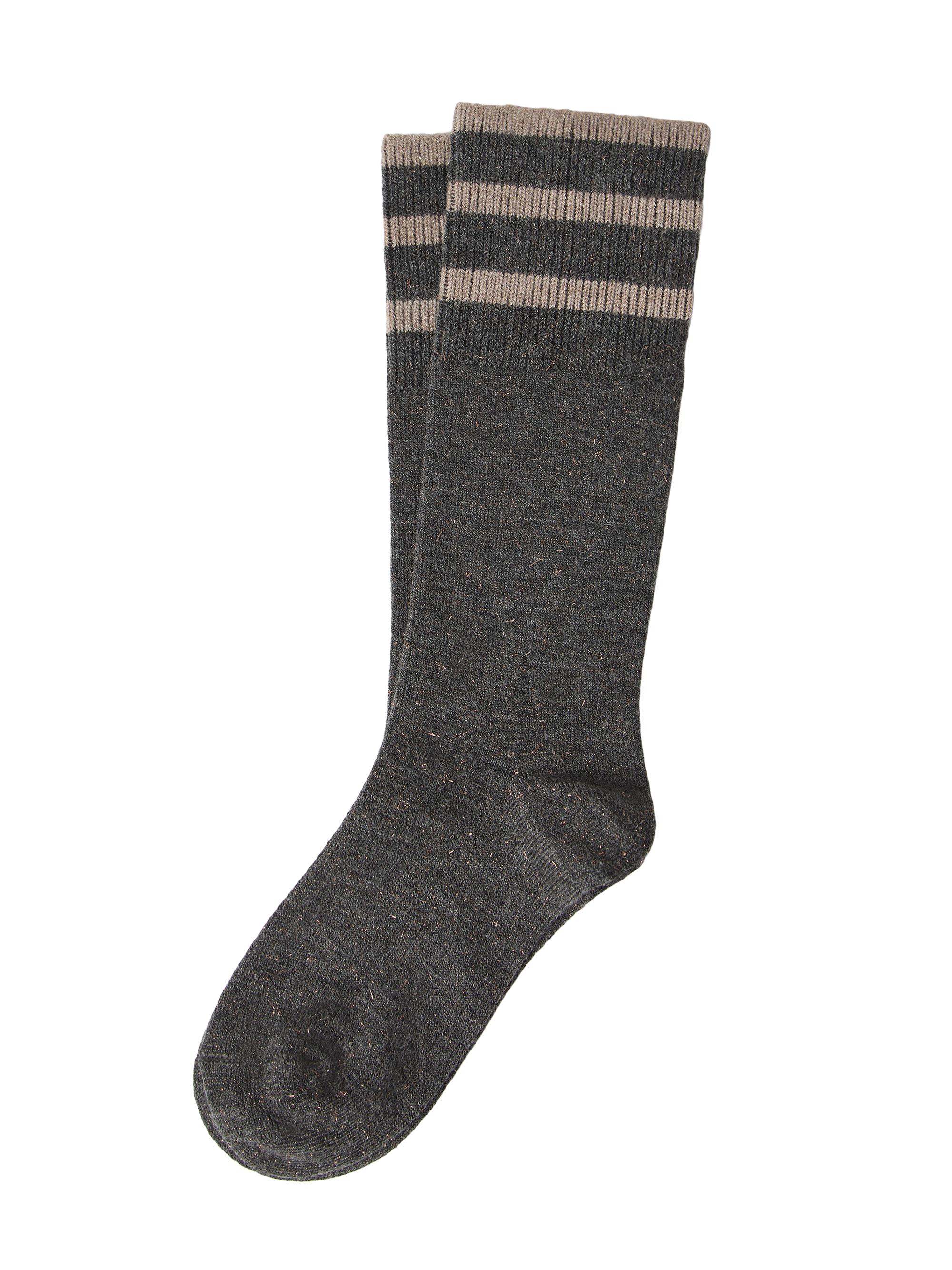 Brunello Cucinelli Women's Sparkling Cashmere Knit Socks - White