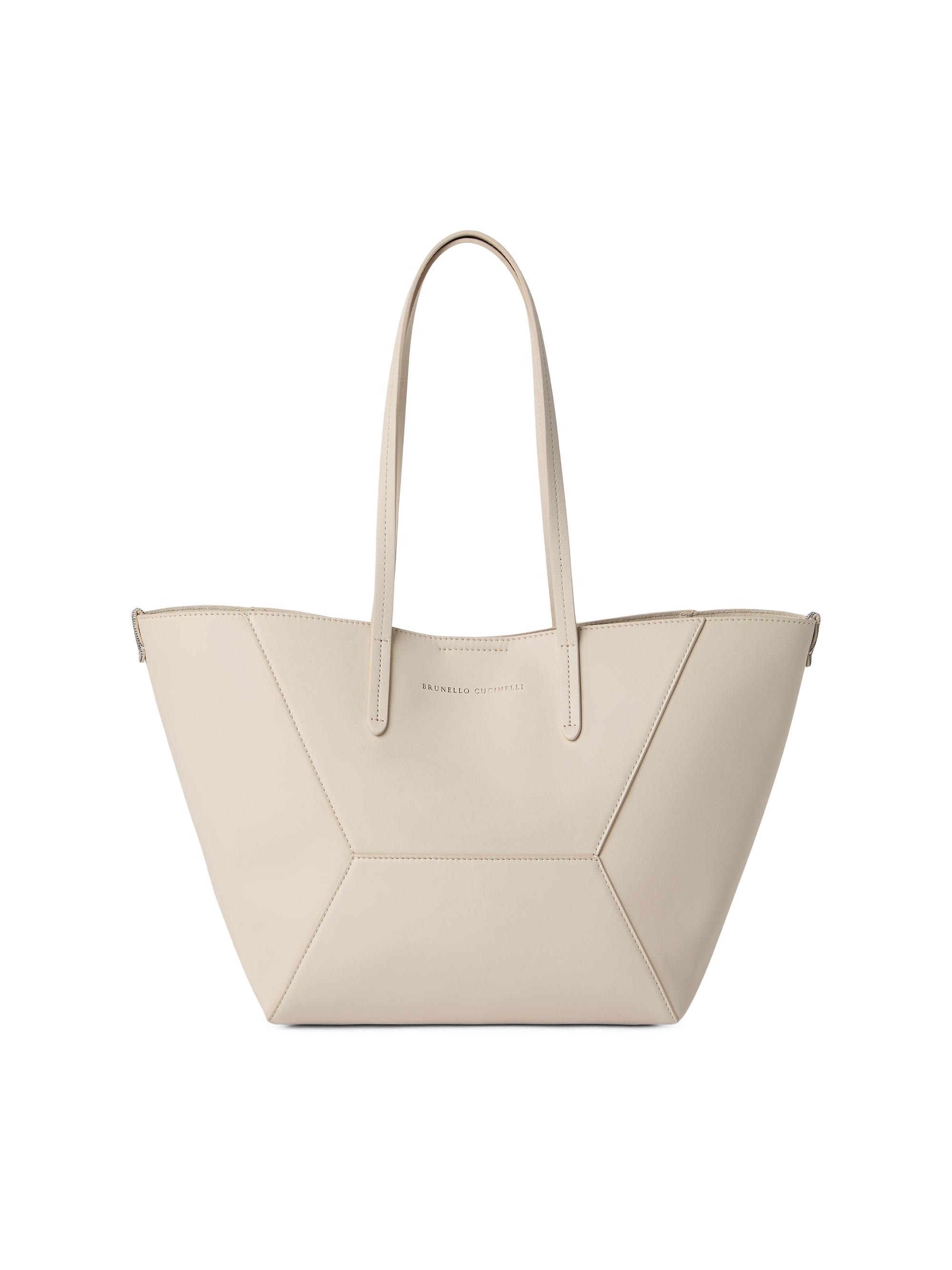 Brunello Cucinelli Women's Duo  Shoulder Bag in Calfskin - Black