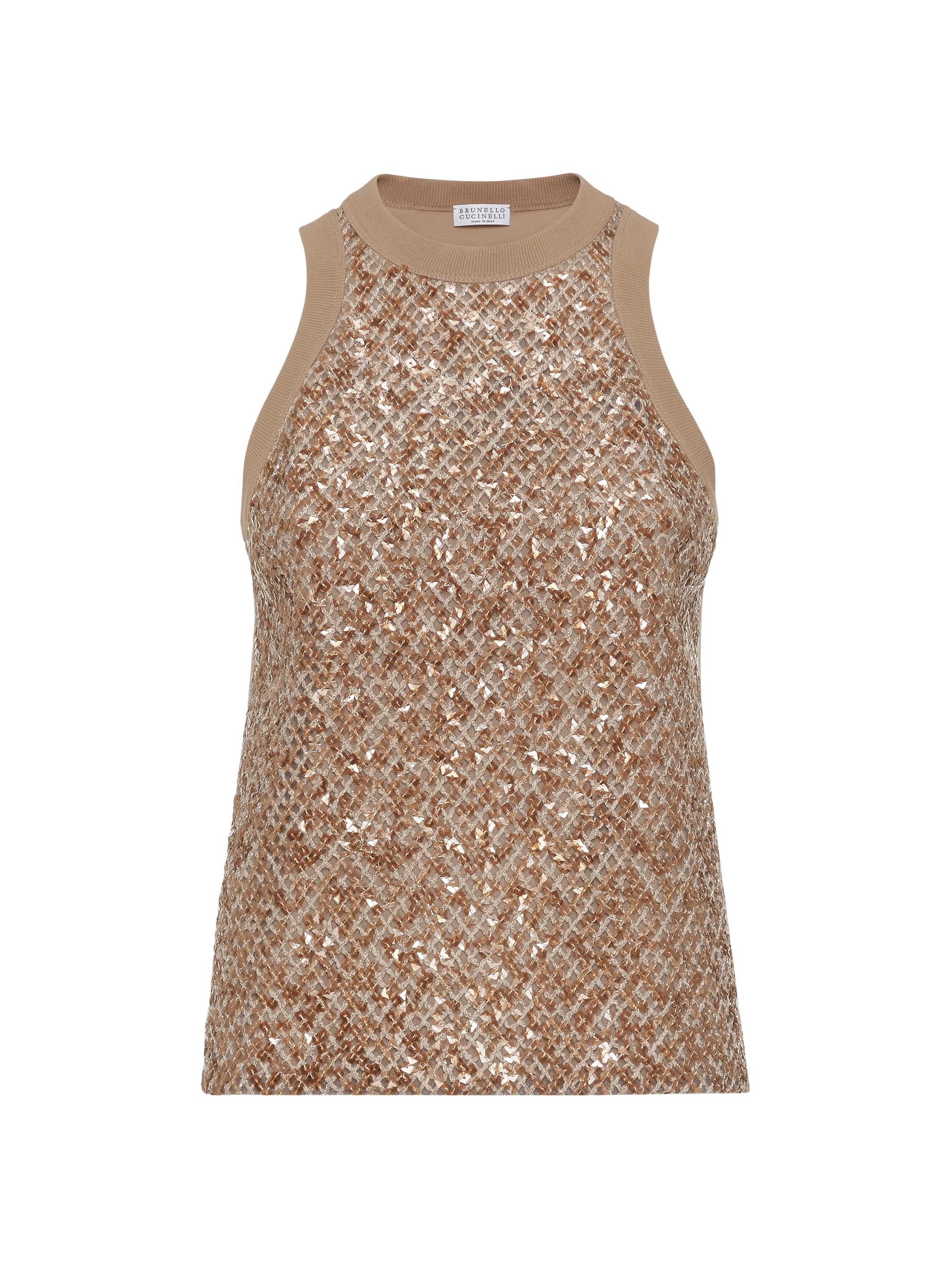 Brunello Cucinelli Women's Stretch Cotton Jersey Top - Walnut