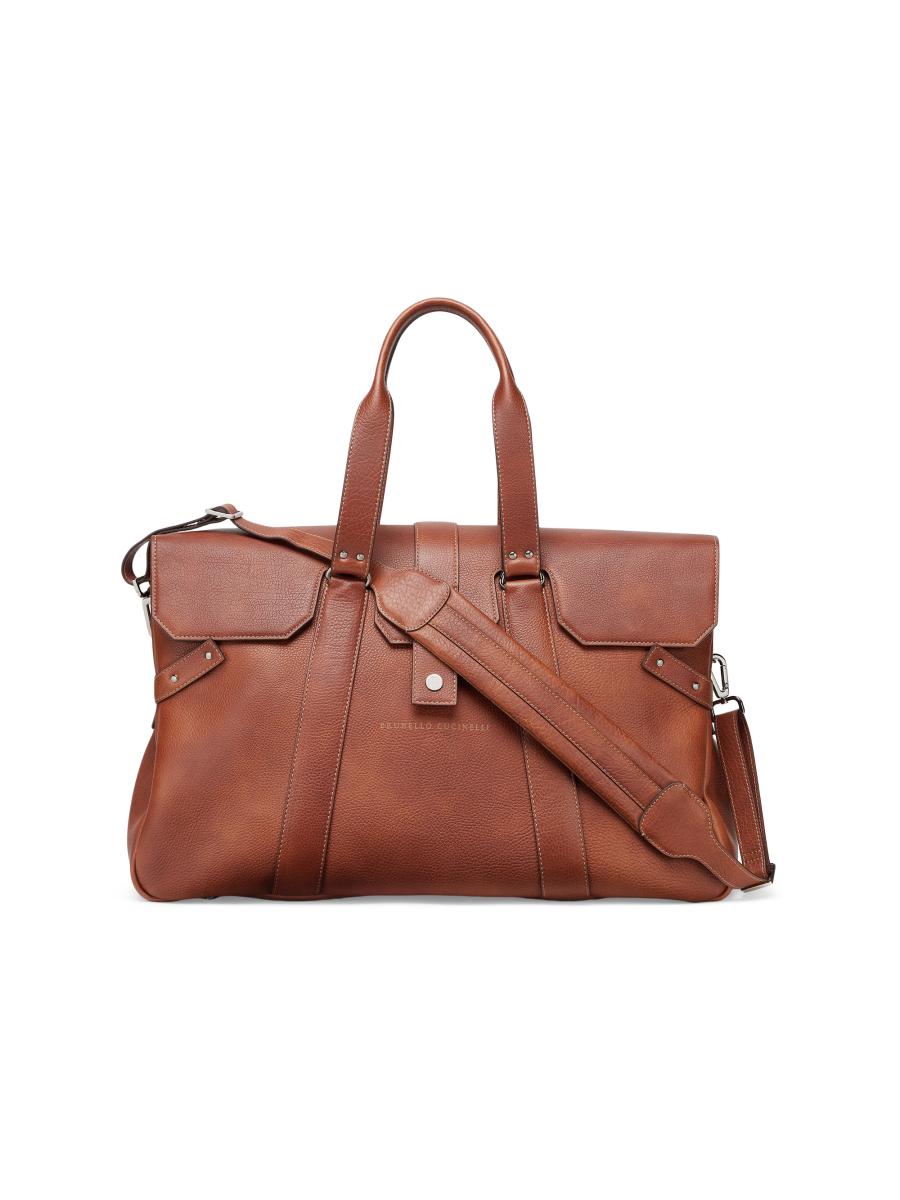 【送料&関税込】Brunello Cucinelli Bag Brunello Cucinelli - Exclusively Ours! Black Leather Small