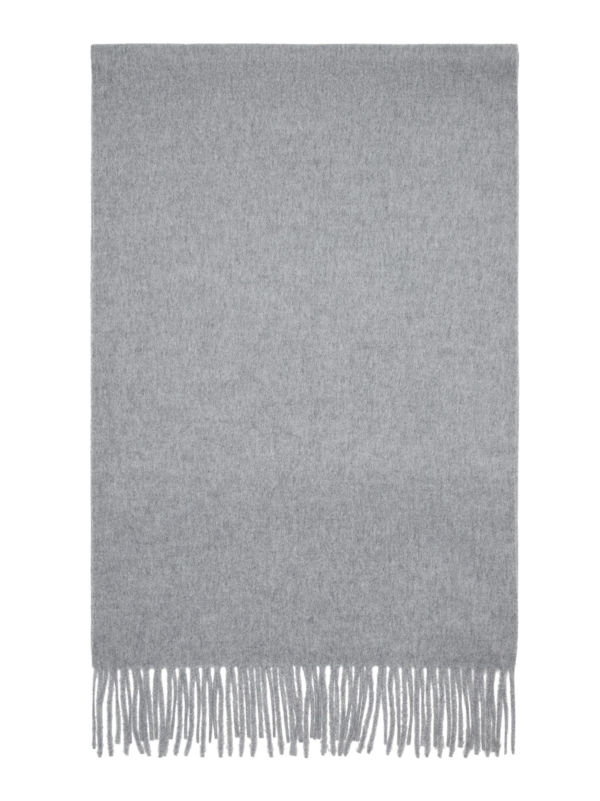 Brunello Cucinelli Women's Cashmere Double Knit Scarf - Light Grey