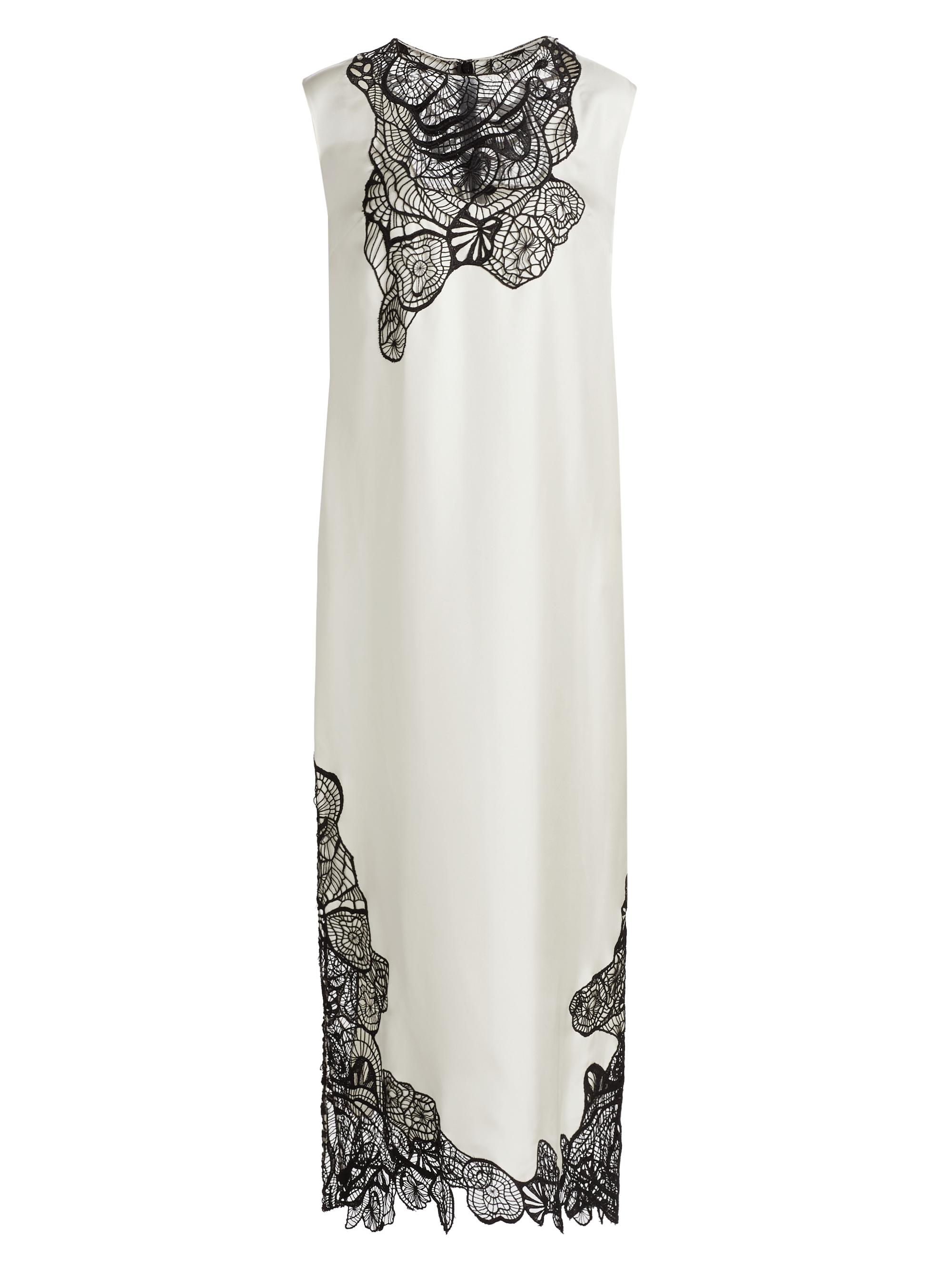 Loulou de Saison Women's Uma Silk Sleeveless Midi Dress -  Black