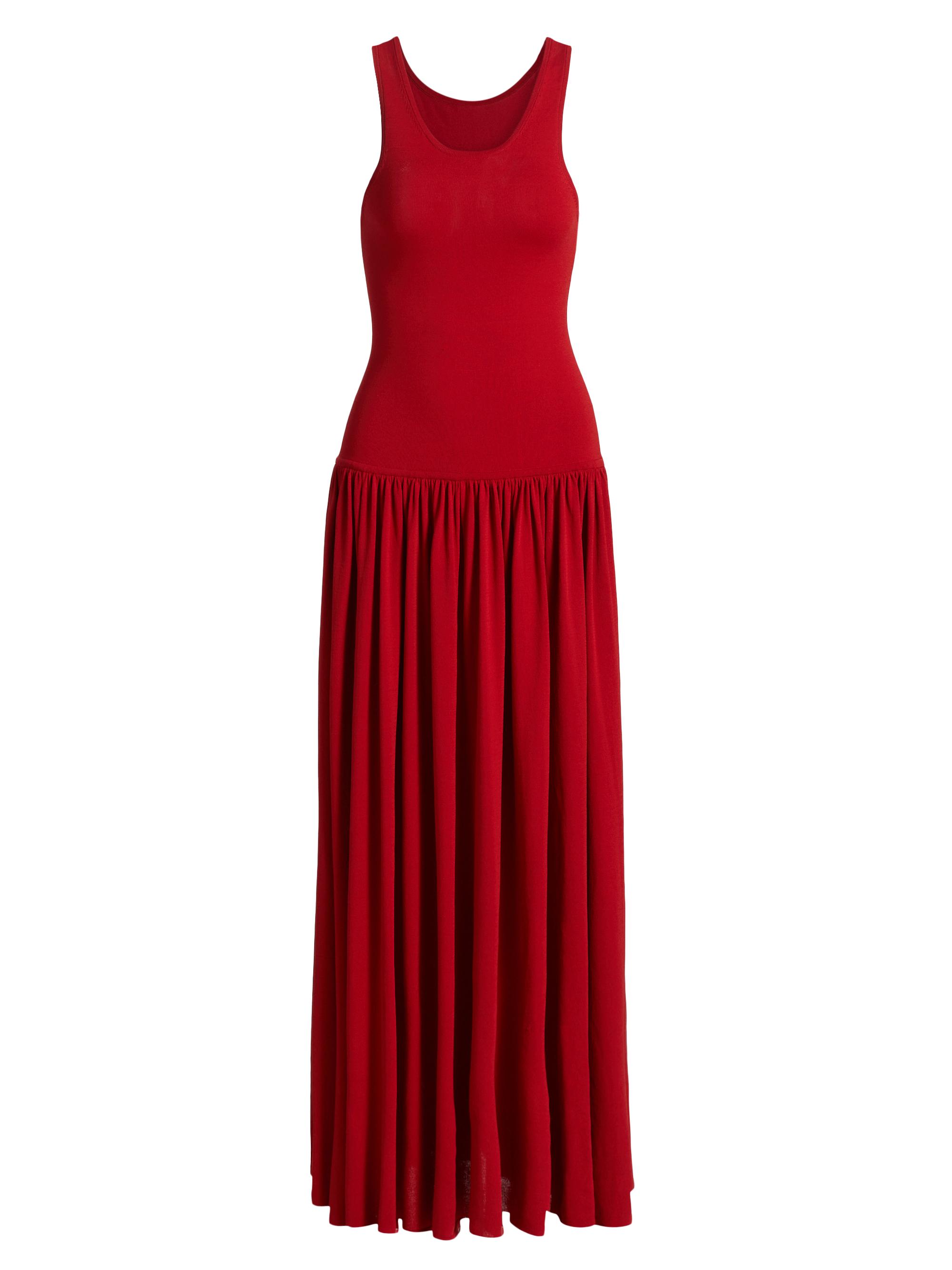 Loulou de Saison Women's Jada Knit Maxi Dress - Red