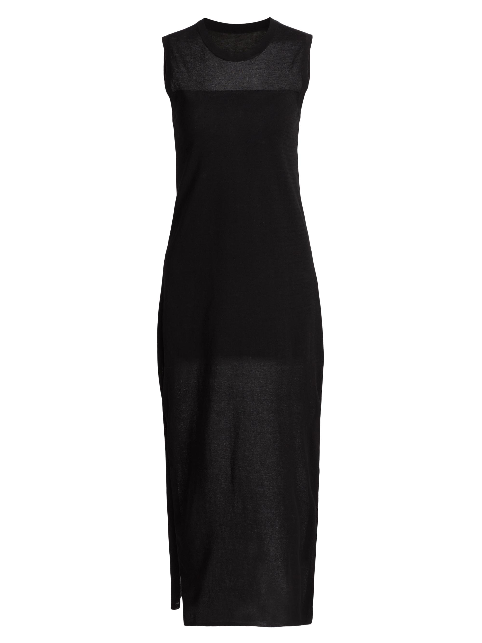 Loulou de Saison Women's Philae Sleeveless Knit Midi Dress - Black