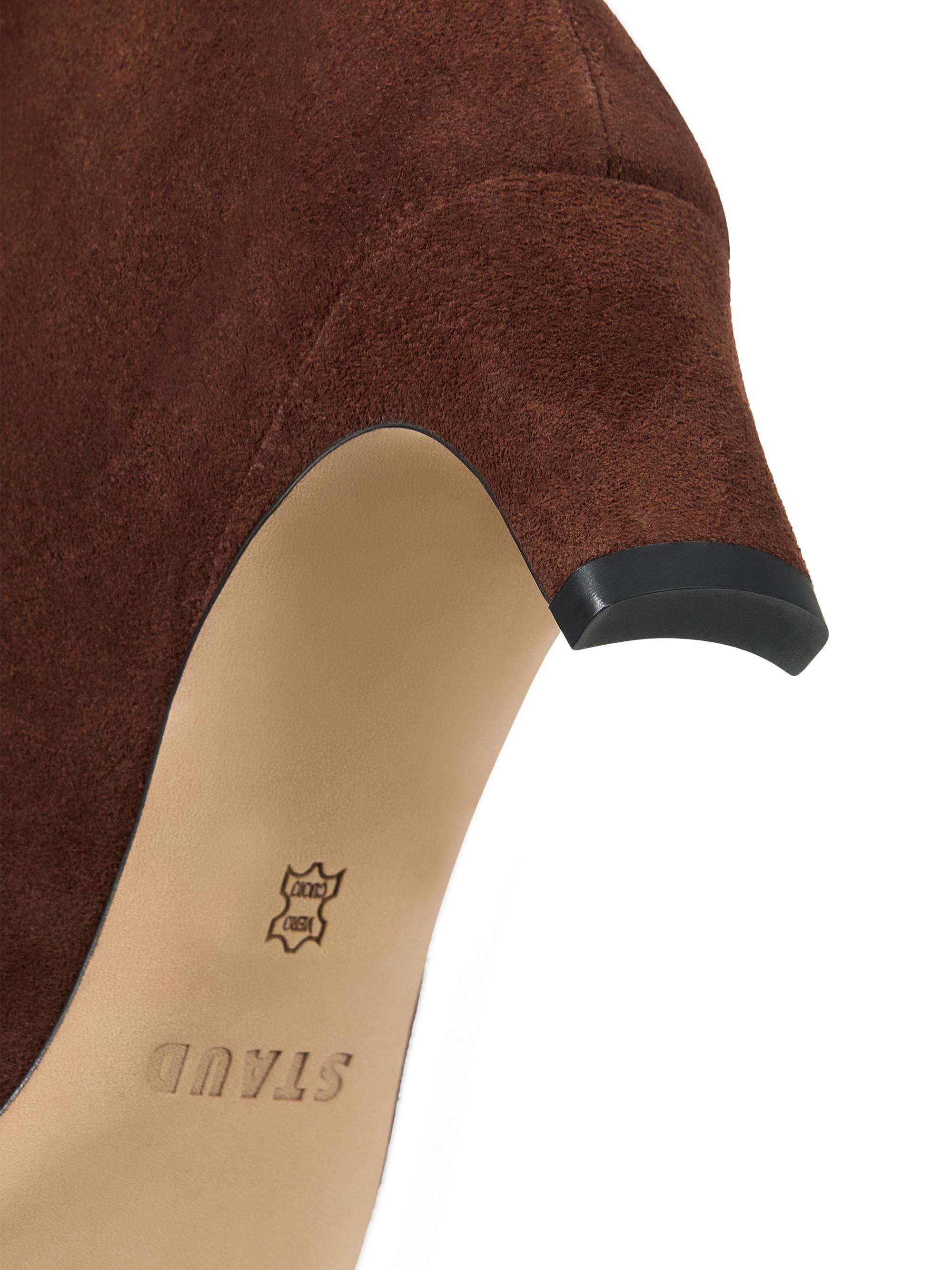 Staud Wally 55MM Midcalf Suede Knee Boots | Saks Fifth Avenue
