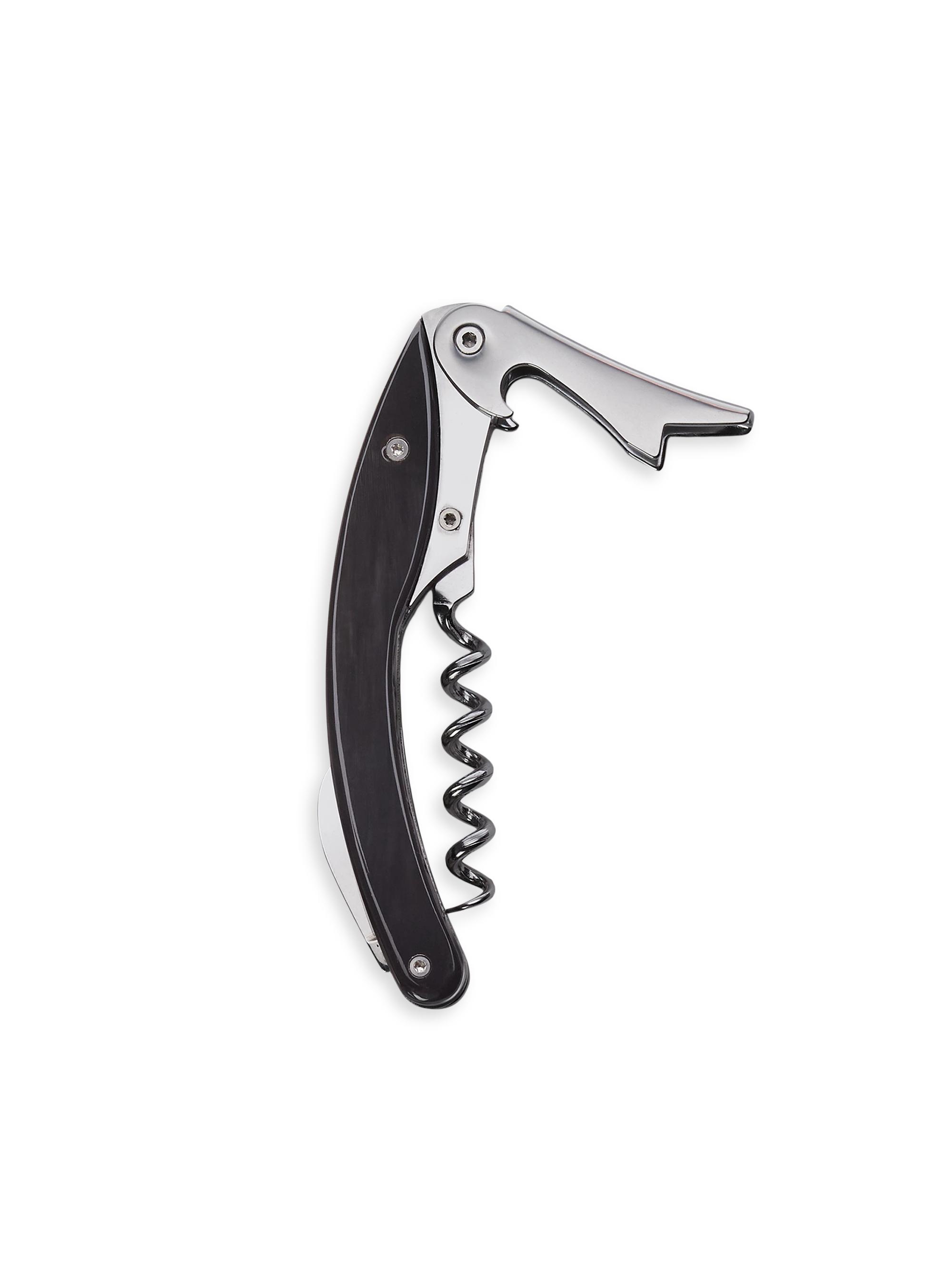 Brunello Cucinelli Buffalo Horn and Steel Corkscrew - Black