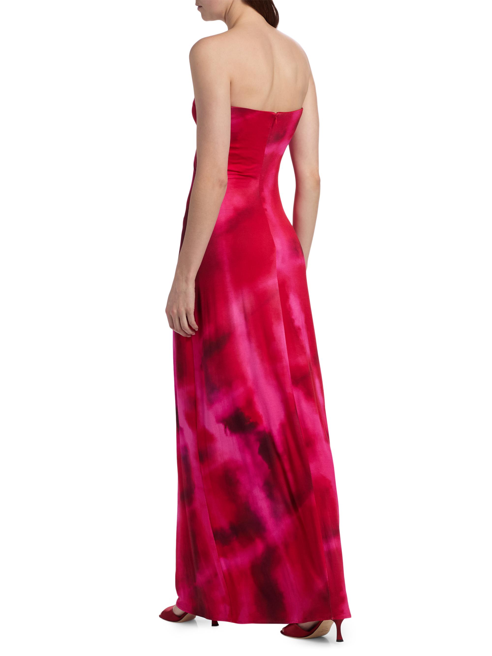 chinese dress ladies Amanda Uprichard Lawrence Maxi in Crimson – Gigi's Closette Ltd