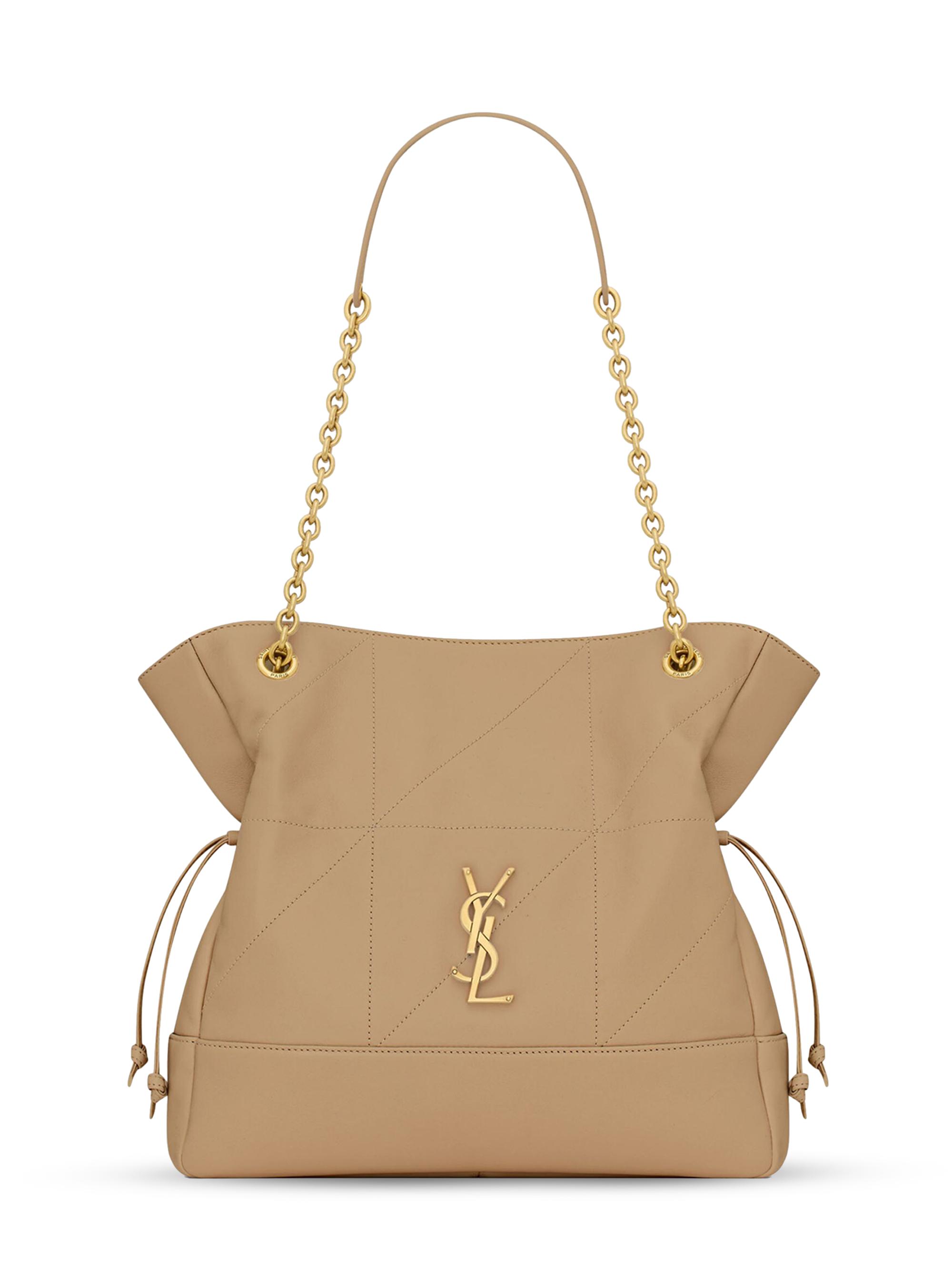Saint Laurent Women's  Jamie Shopping Shoulder Bag - Clear Beige