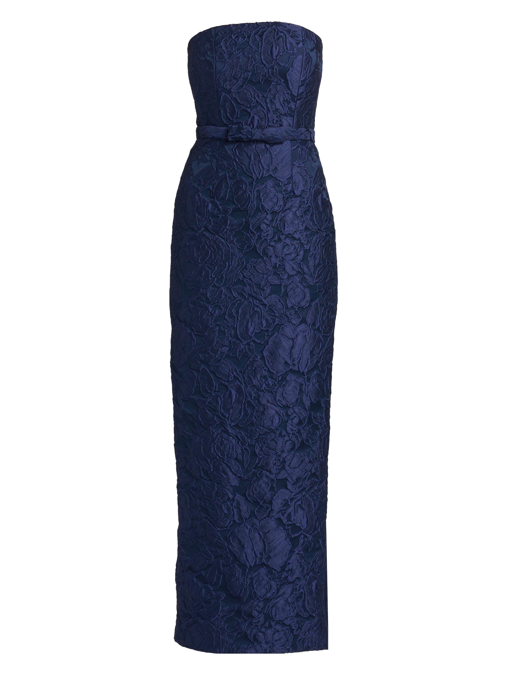 Sachin & Babi Women's Sophia Floral Jacquard Strapless Gown - Midnight