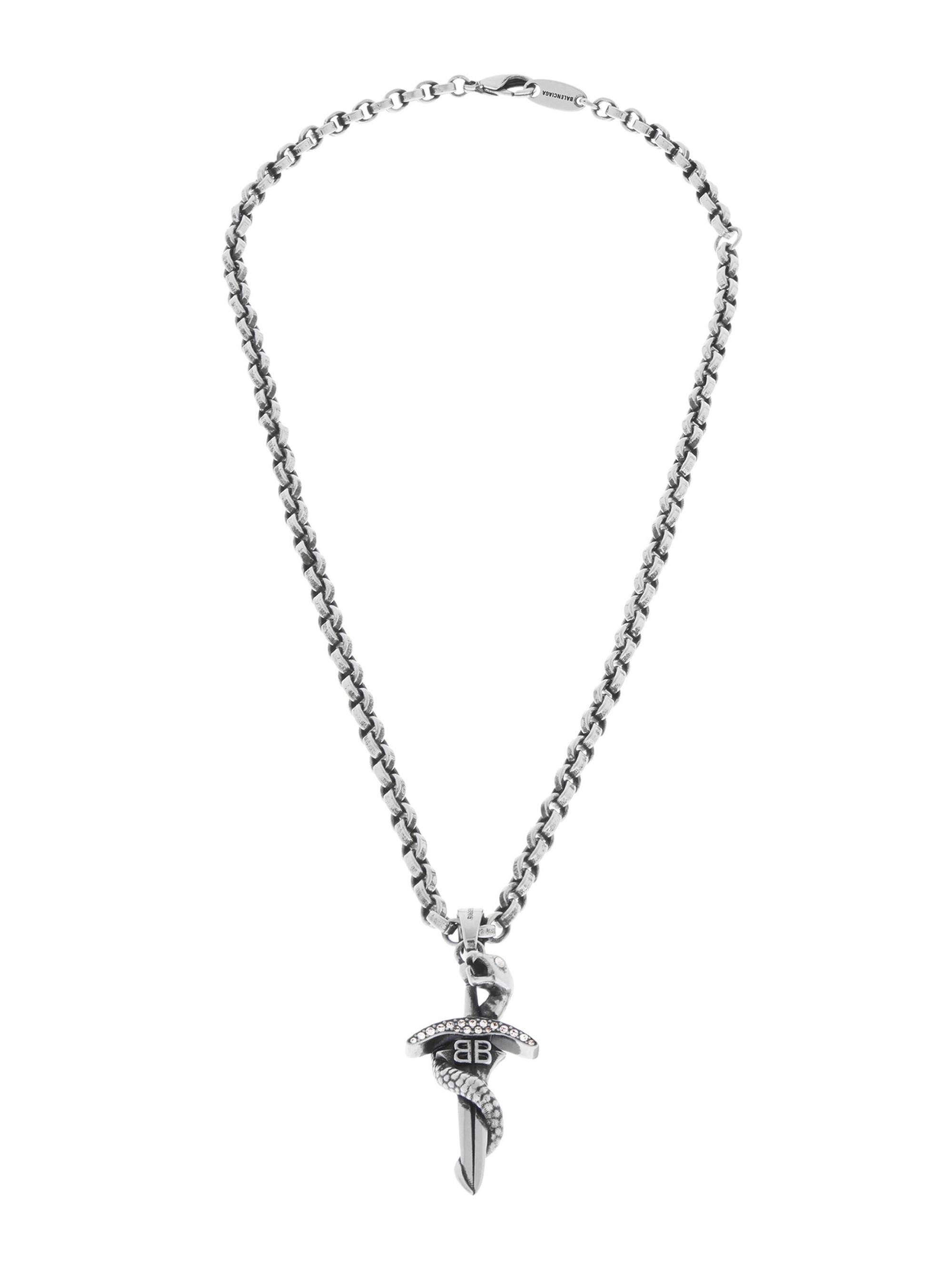 Balenciaga Goth Snake Necklace | Saks Fifth Avenue