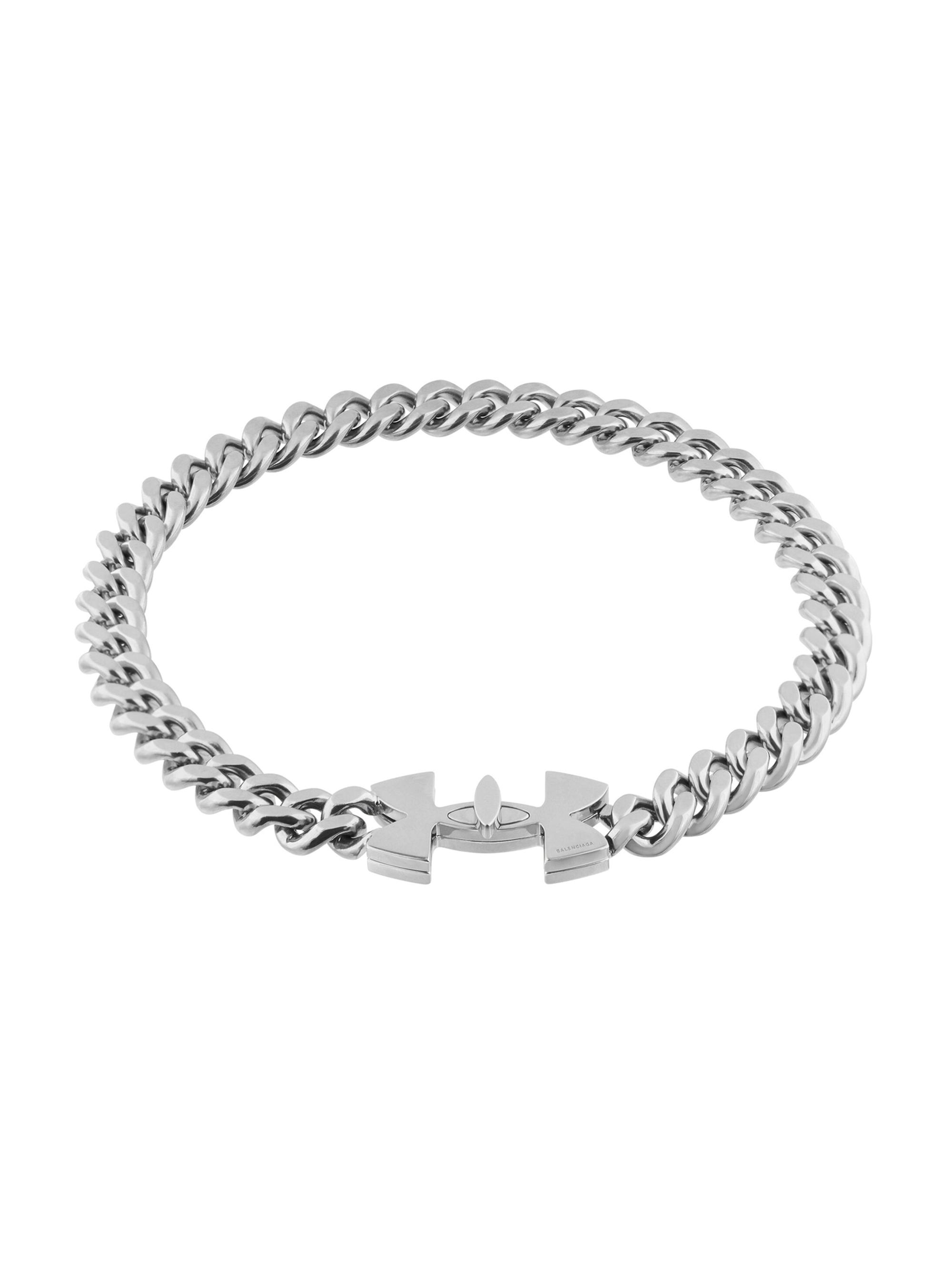Balenciaga Men's Under Armour Necklace - Silver