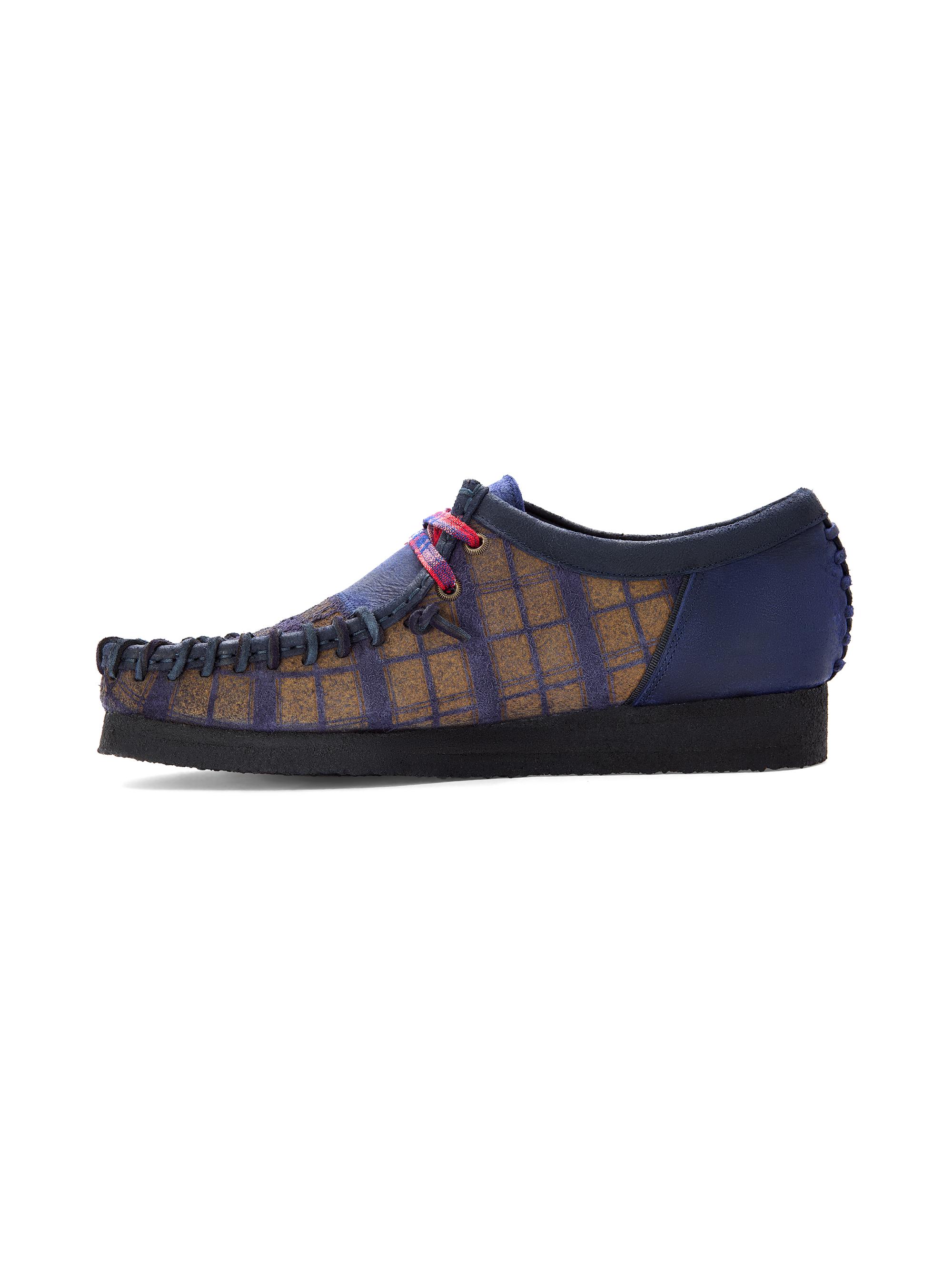 Clarks Nicholas Daley x Clarks 30MM Plaid Suede Wallabee Loafers
