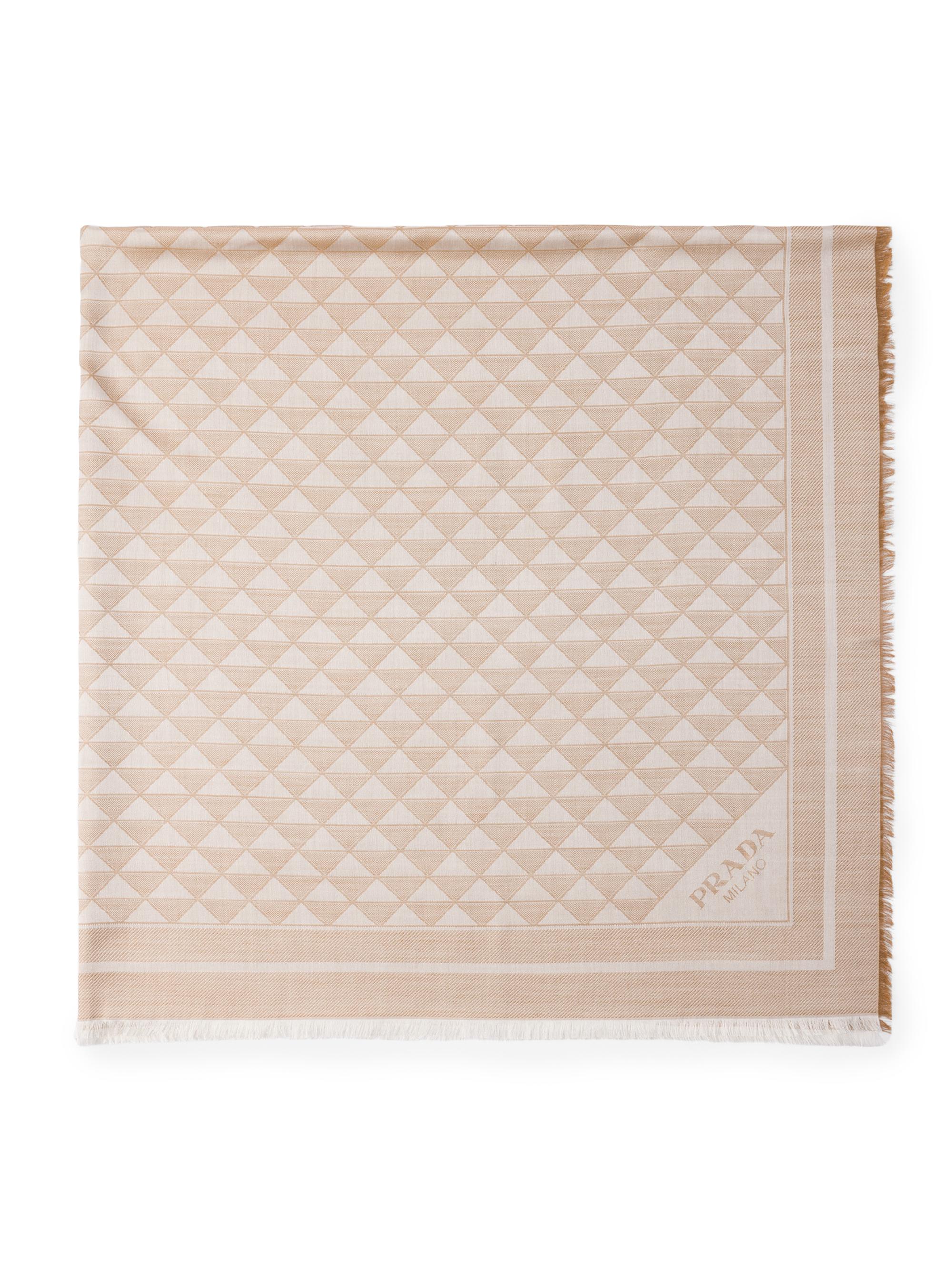 Prada Women's Silk and Wool Shawl - Brown
