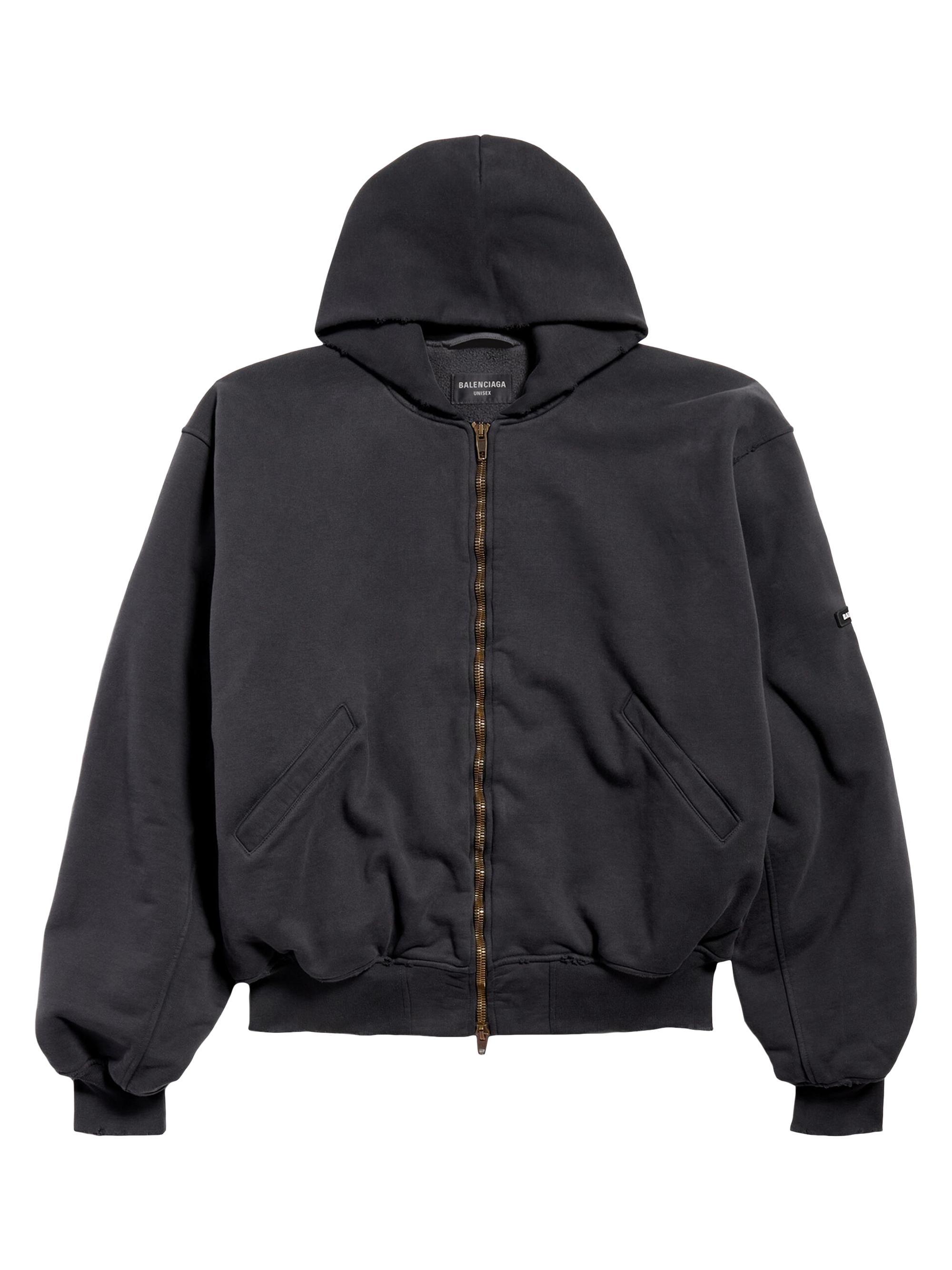 Balenciaga Unity Sports Icon Layered Oversized Zip-Up Hoodie