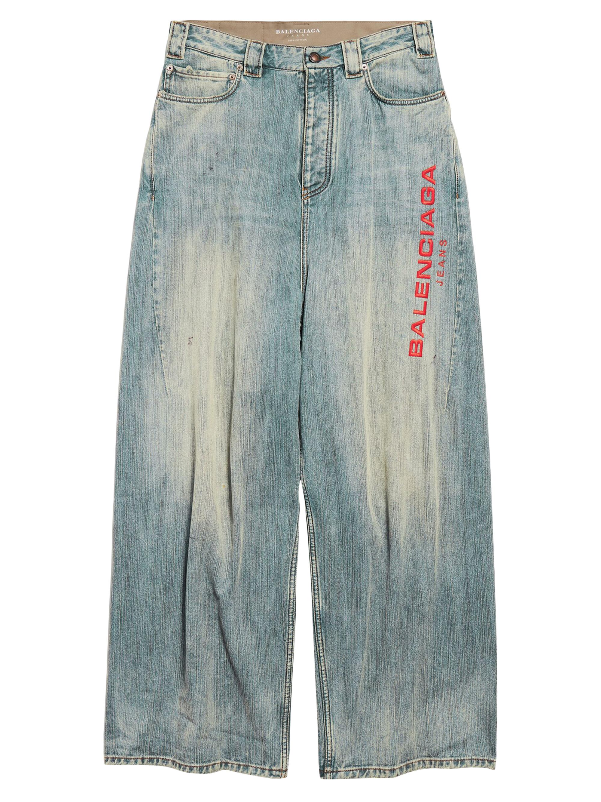 パンツ balenciaga baggy pants Baggy Pants in Light Blue | Balenciaga US
