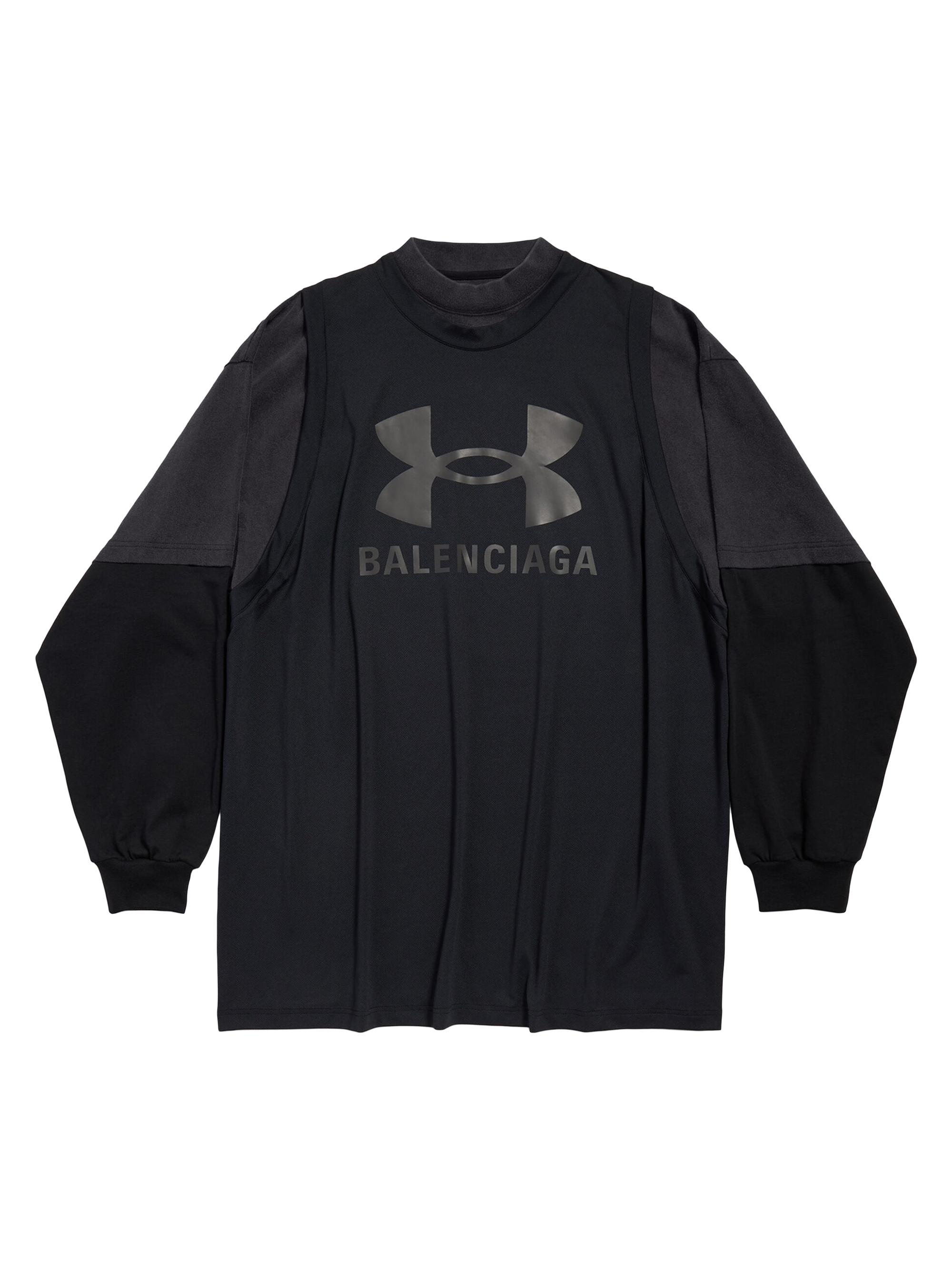 Balenciaga Men's Under Armour Triple Layered T-Shirt - Black