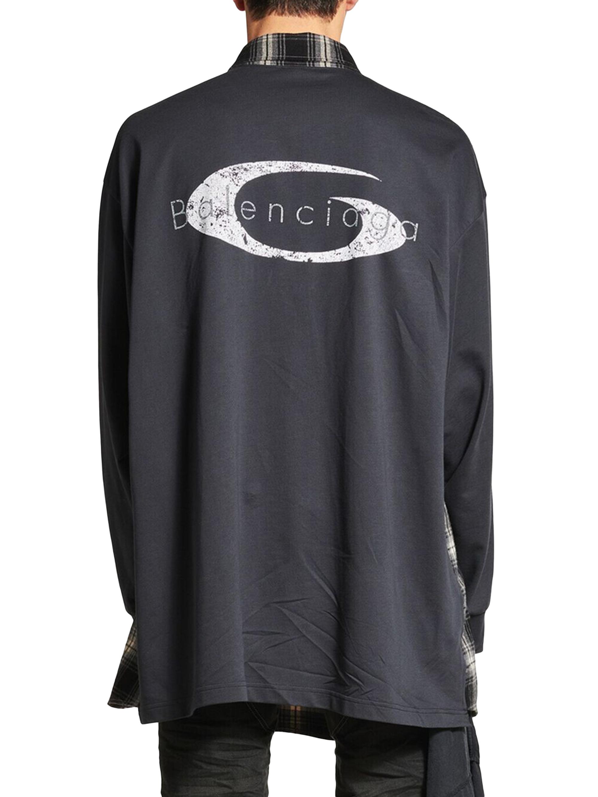 Balenciaga Hybrid Overshirt | Saks Fifth Avenue