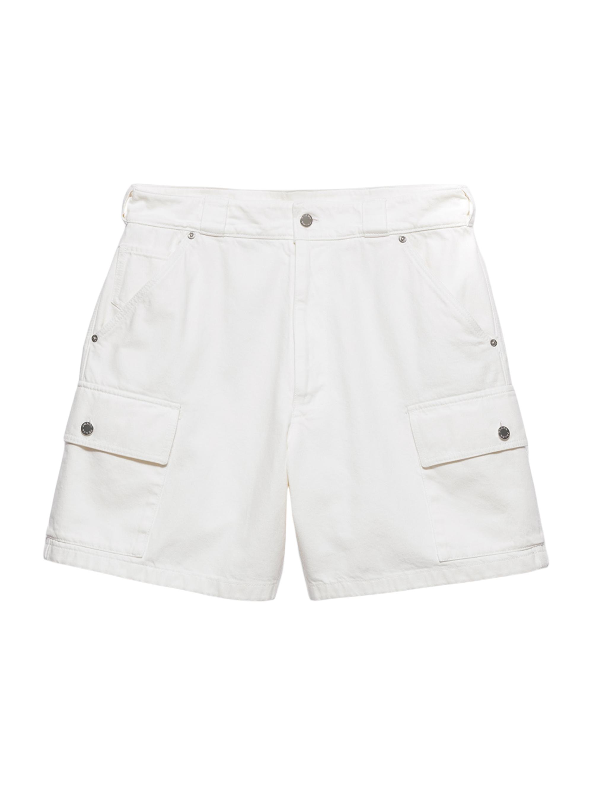Prada Men's Denim Bermudas - White