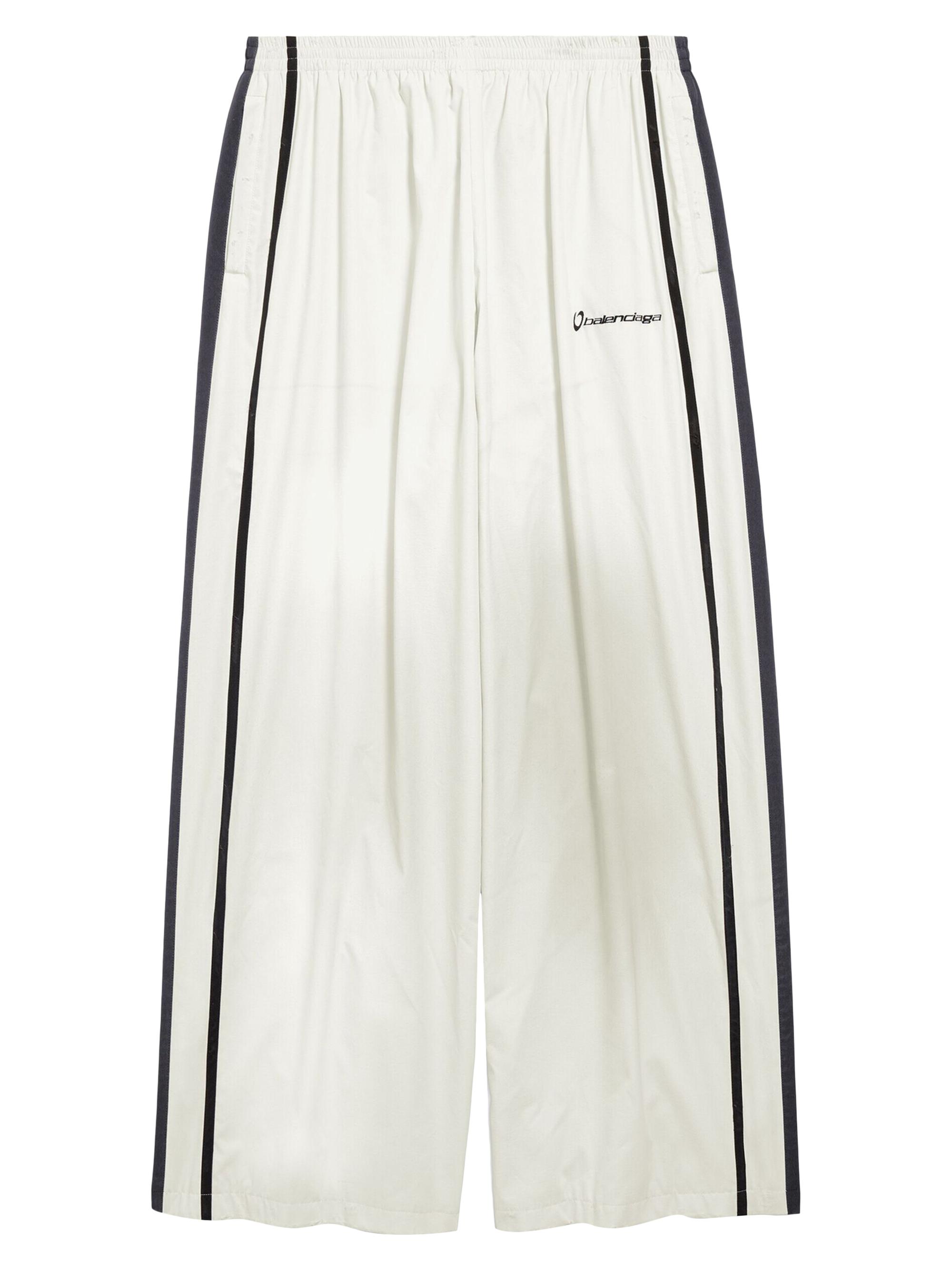 Balenciaga Men's 50-50 Tracksuit Pants - White