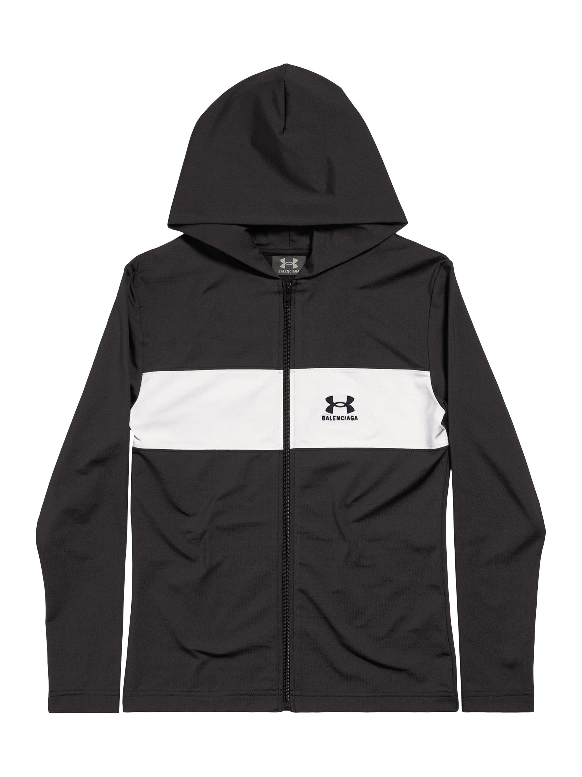Balenciaga Men's Under Armour Sweatsuit Hoodie - Black White