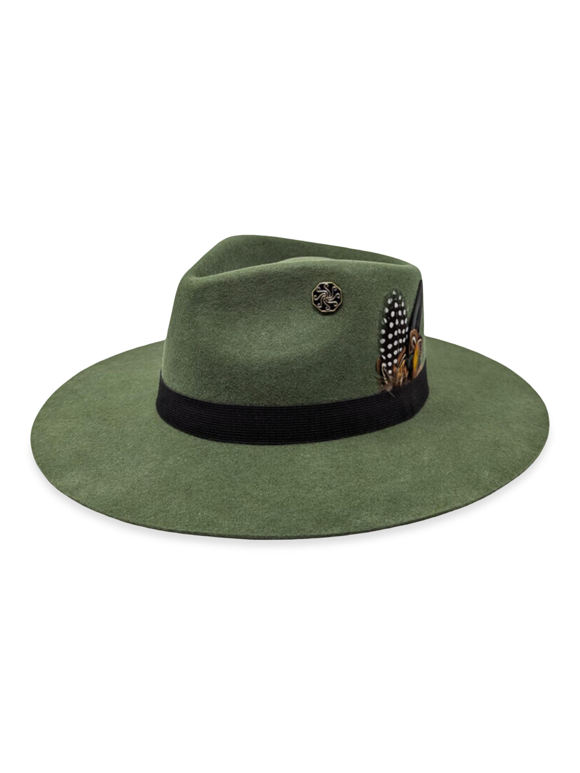 Fruition Men's Greenlawn Brimmed Wool Hat - Green