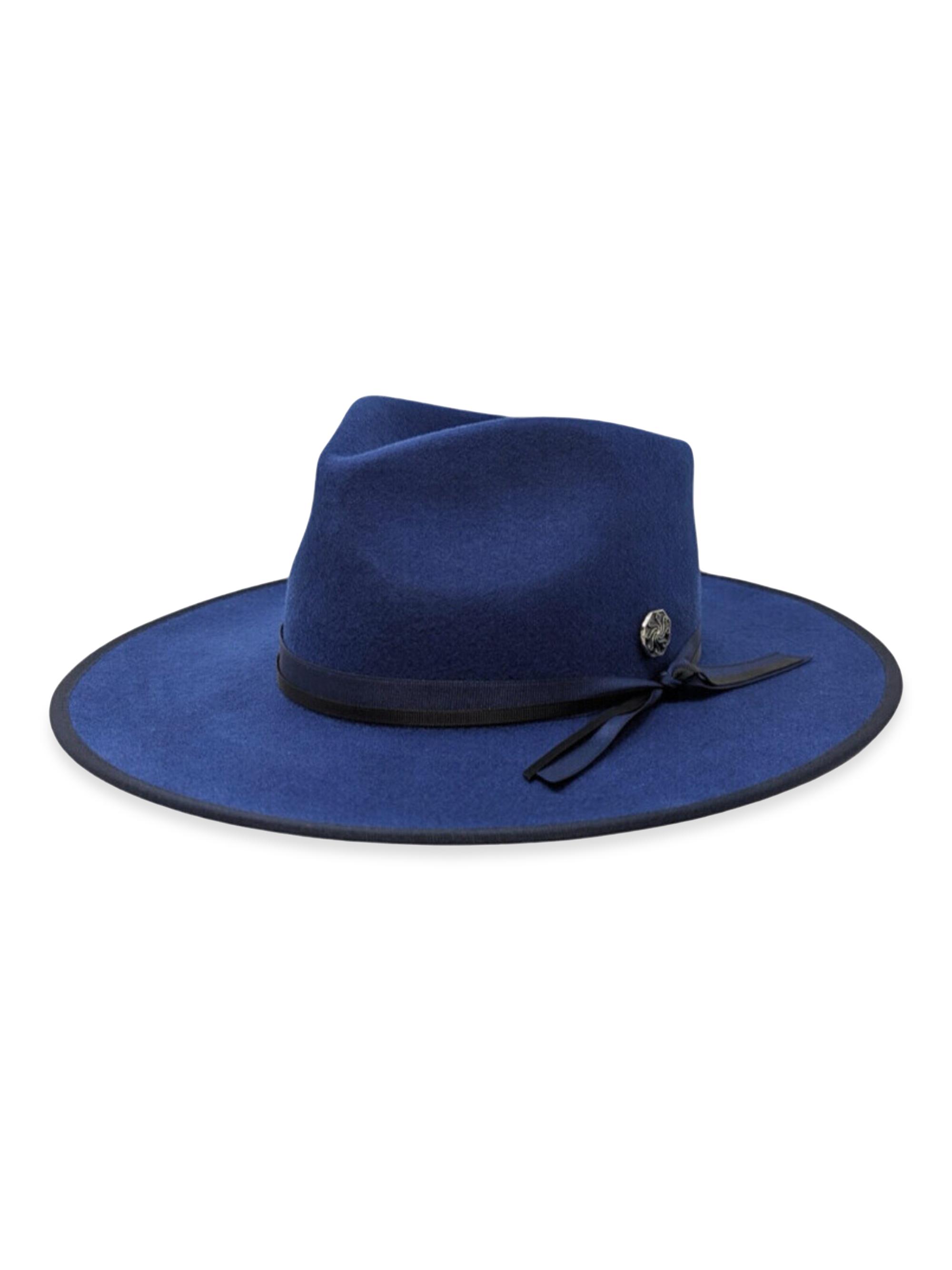 Fruition Men's Piston Brimmed Wool Hat - Blue