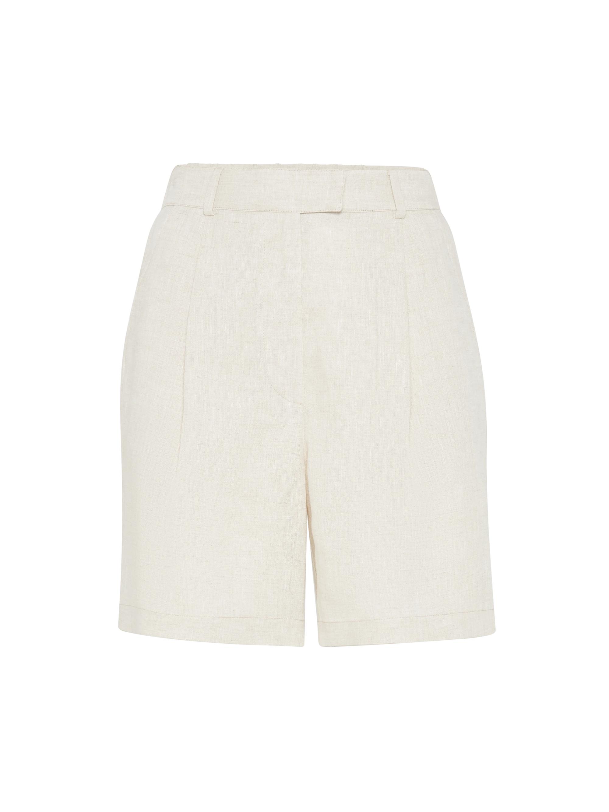 Brunello Cucinelli Women's Linen Baggy Shorts - Yuta