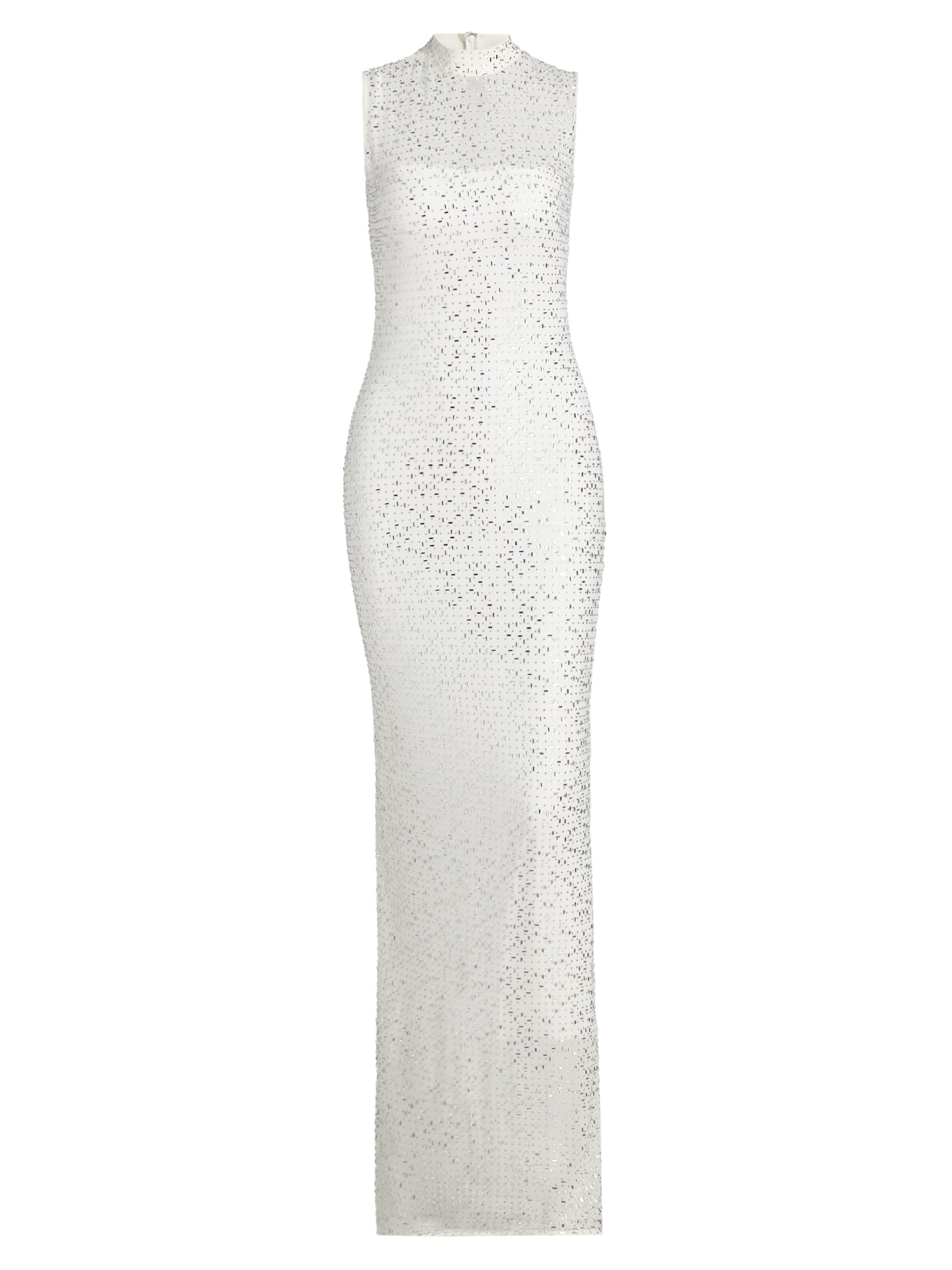 Mariandree Gaitan Women's Chleo Slit Maxi Dress - White